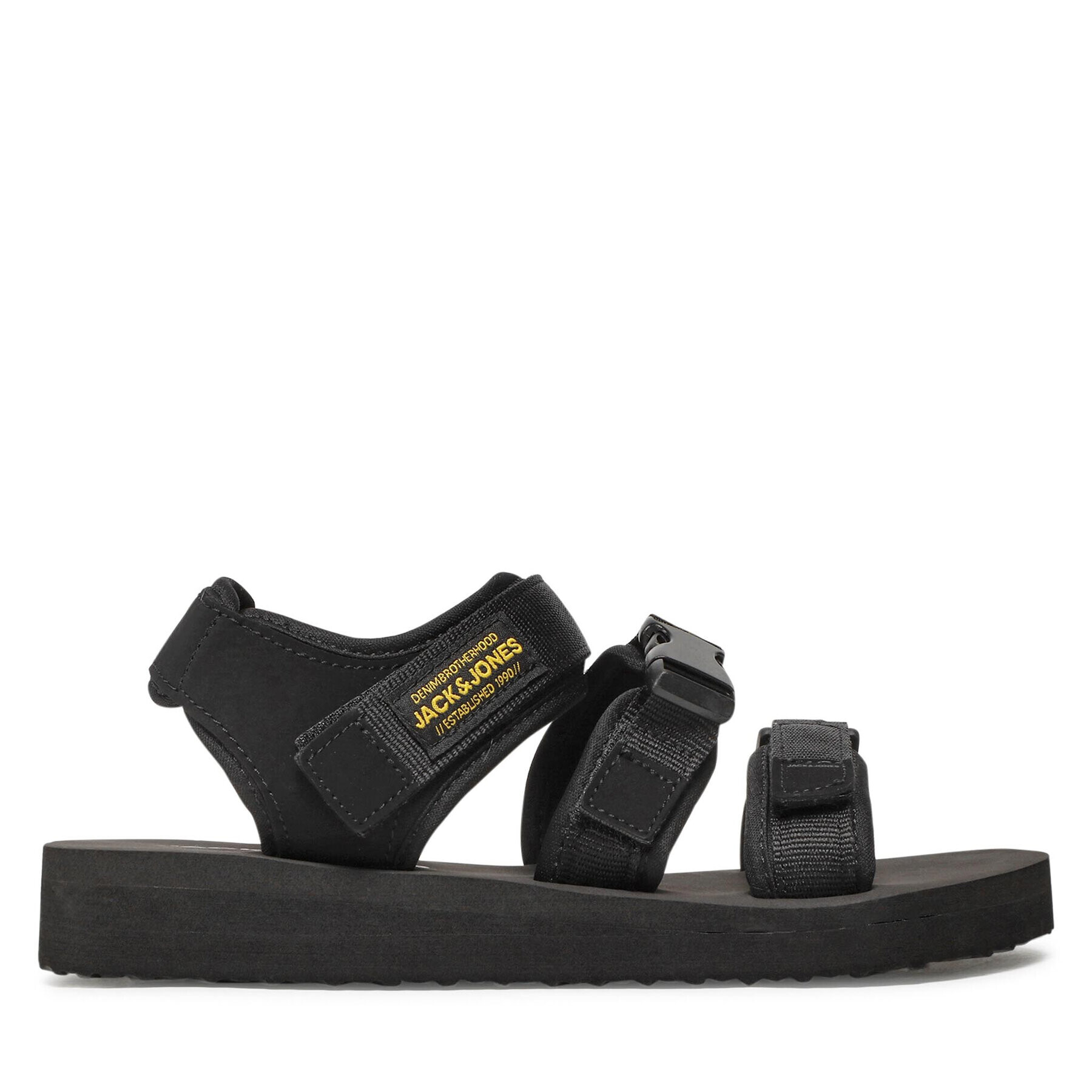 Jack&Jones Sandali Jfwjack Sandal 2.0 12203989 Črna - Pepit.si