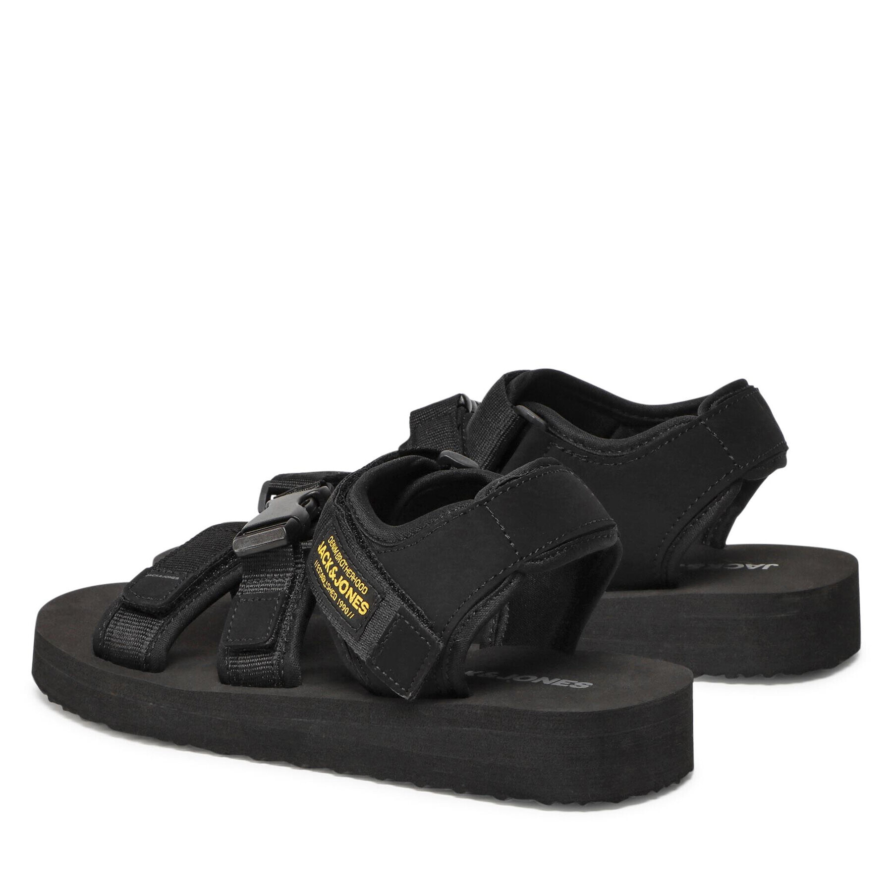 Jack&Jones Sandali Jfwjack Sandal 2.0 12203989 Črna - Pepit.si