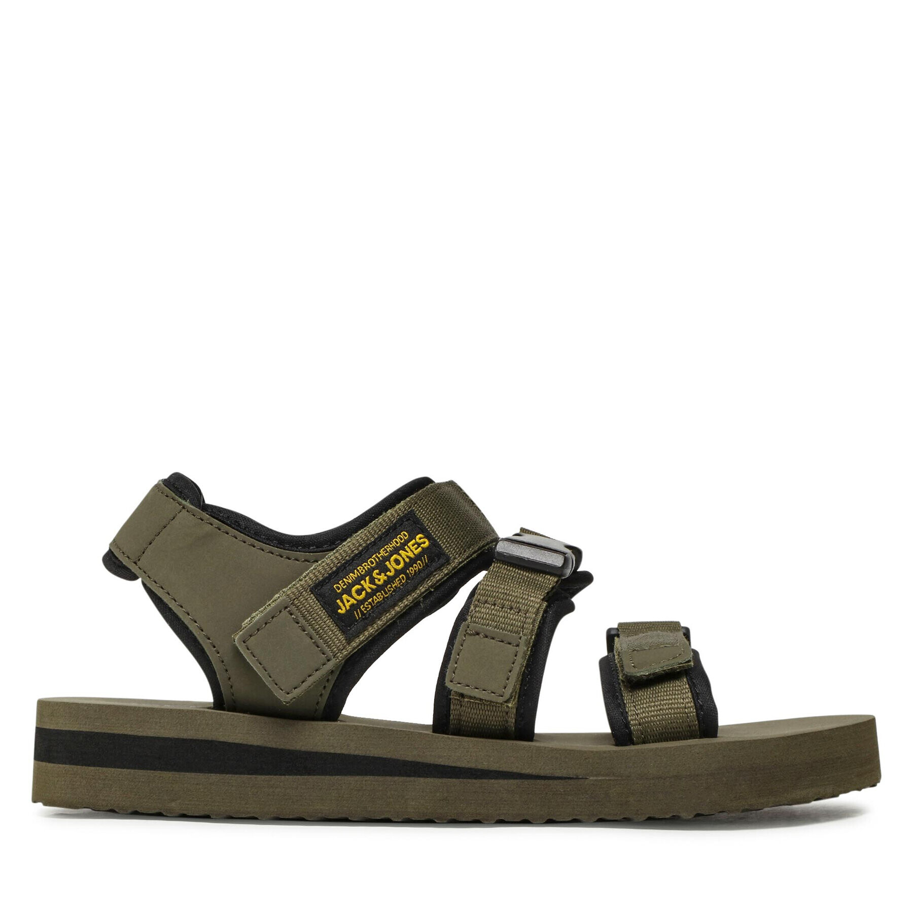 Jack&Jones Sandali Jfwjack Sandal 2.0 12203989 Zelena - Pepit.si