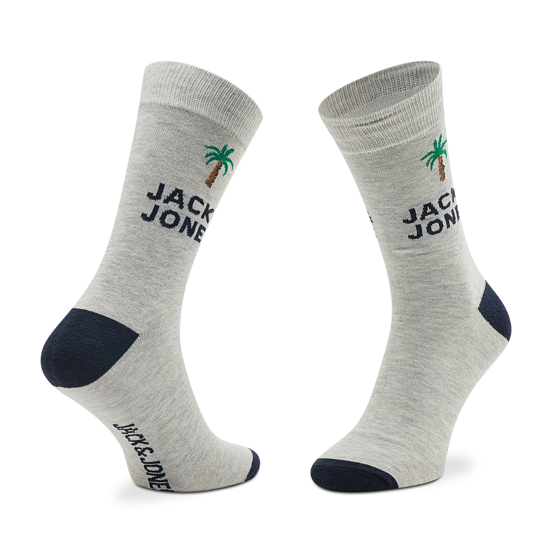 Jack&Jones Set 5 parov moških visokih nogavic Jaczoey 12217535 Pisana - Pepit.si