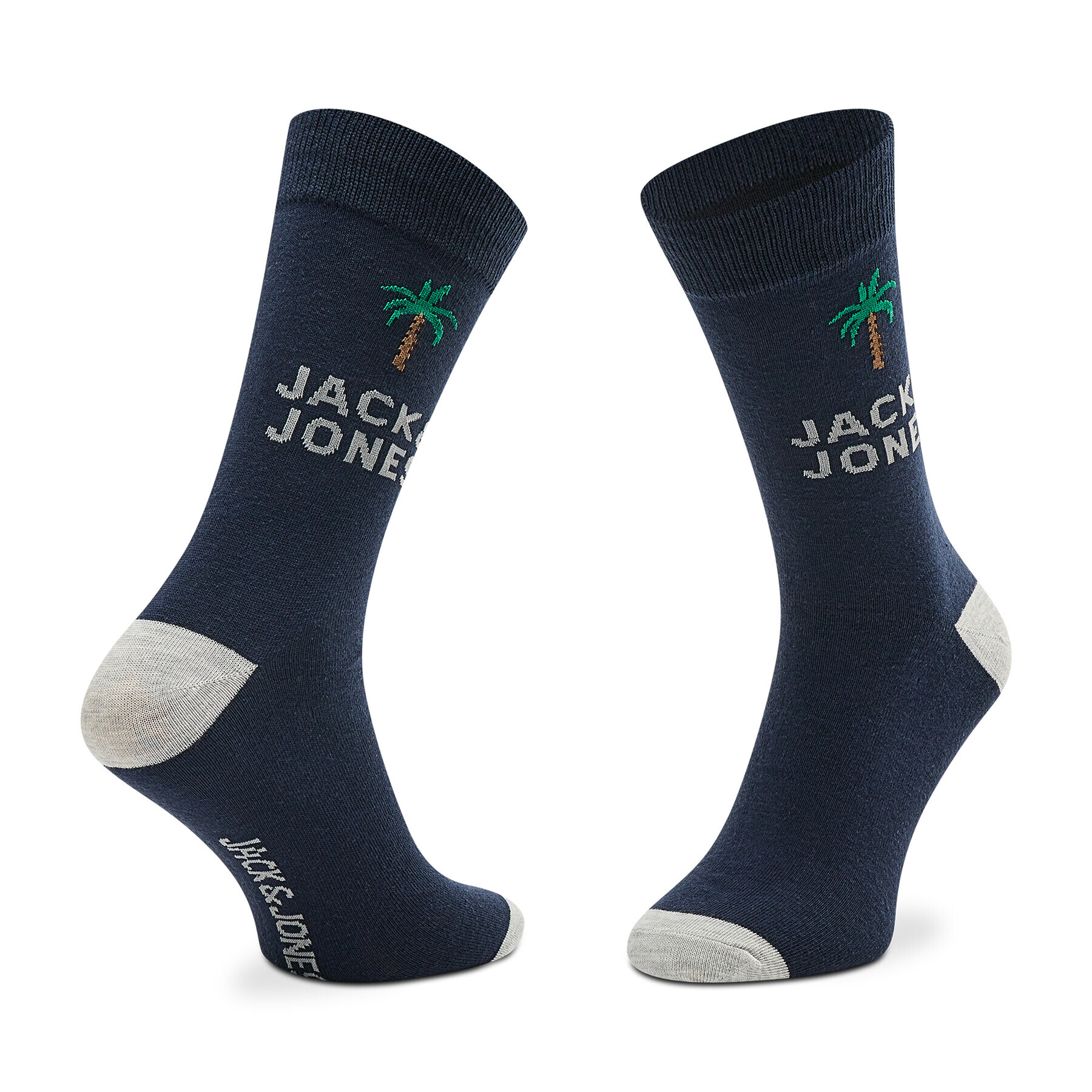 Jack&Jones Set 5 parov moških visokih nogavic Jaczoey 12217535 Pisana - Pepit.si