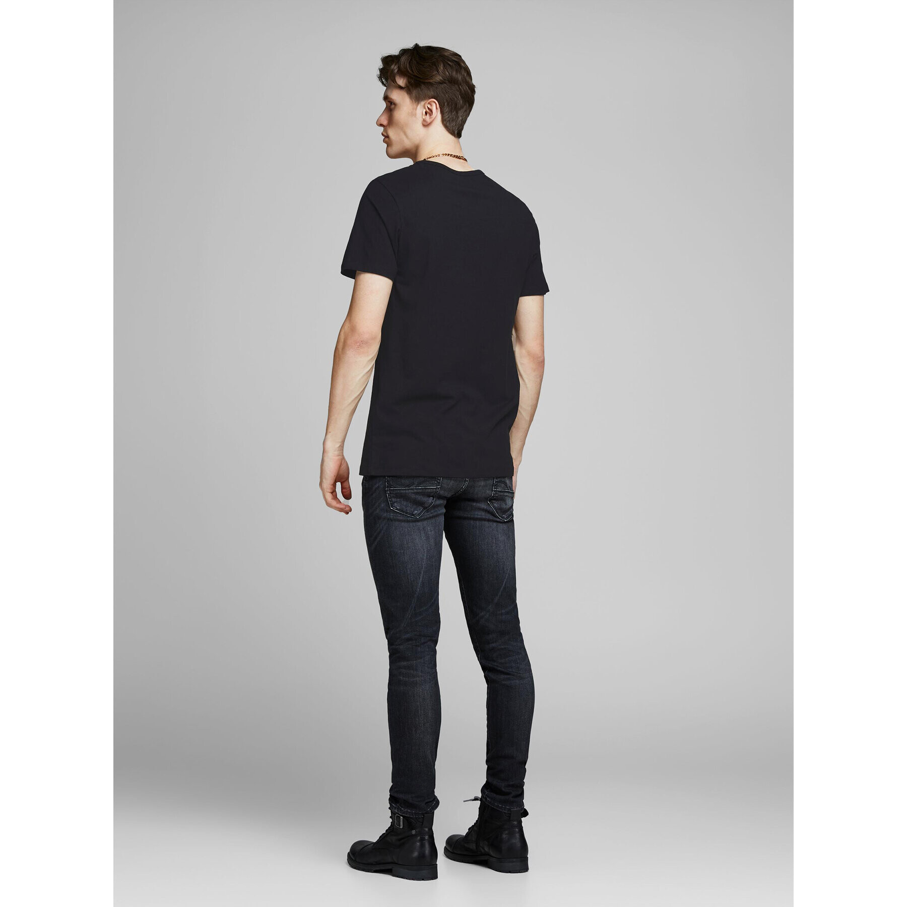 Jack&Jones Set dveh majic Basic 12133914 Črna Slim Fit - Pepit.si