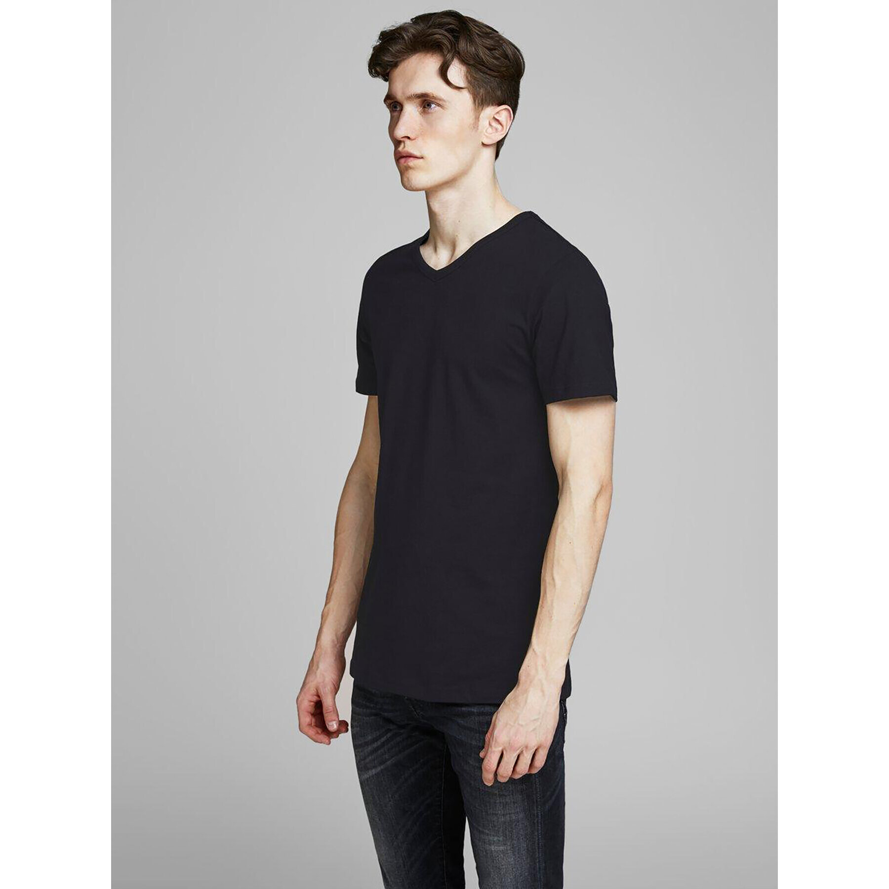 Jack&Jones Set dveh majic Basic 12133914 Črna Slim Fit - Pepit.si