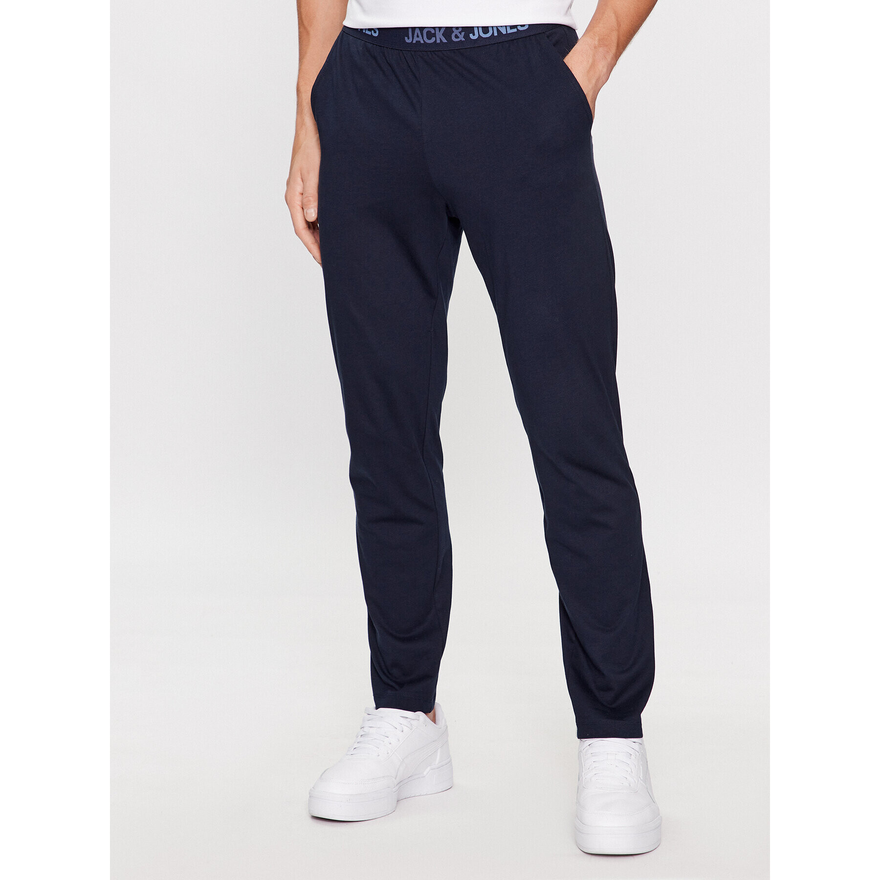 Jack&Jones Spodnji del pižame 12244401 Mornarsko modra Regular Fit - Pepit.si