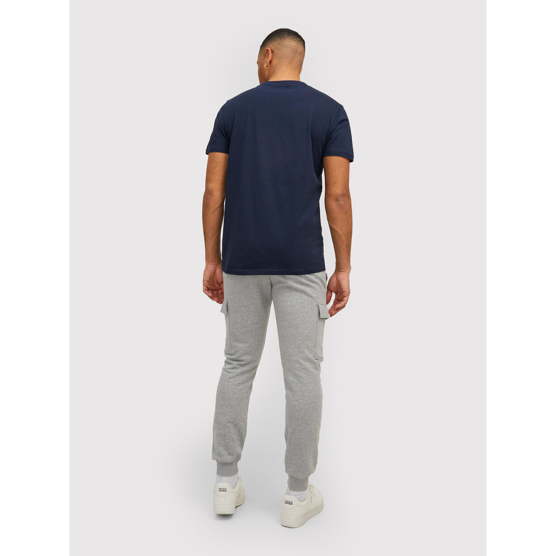 Jack&Jones Spodnji del trenirke Gordon 12212170 Siva Regular Fit - Pepit.si