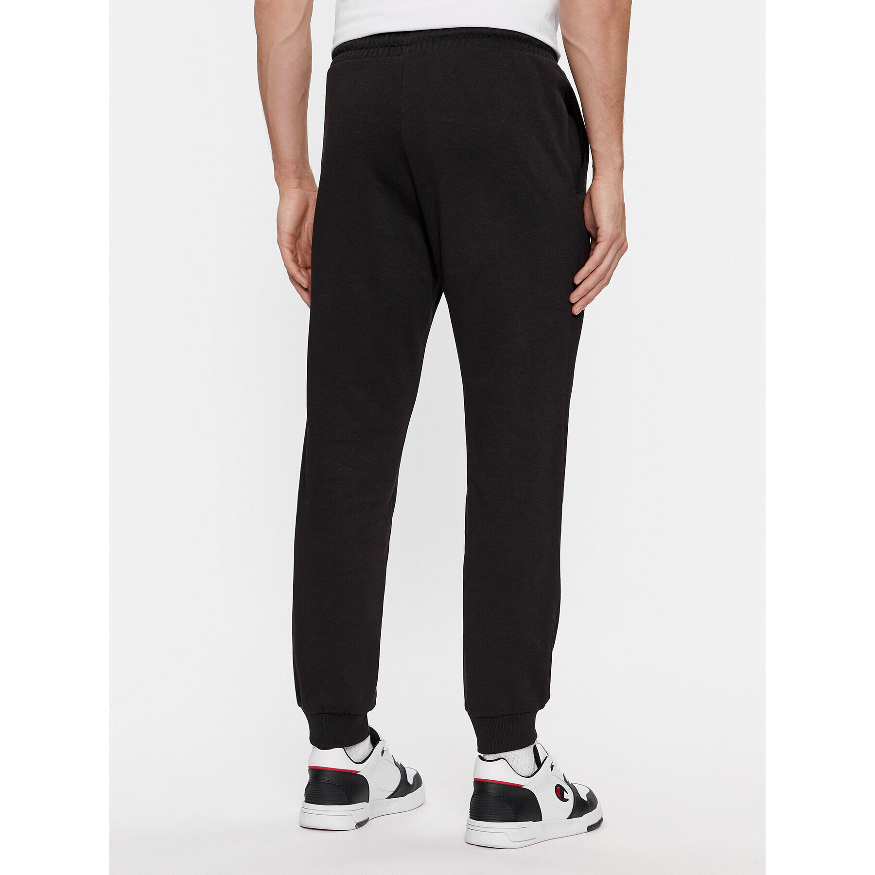 Jack&Jones Spodnji del trenirke Gordon 12242594 Črna Regular Fit - Pepit.si