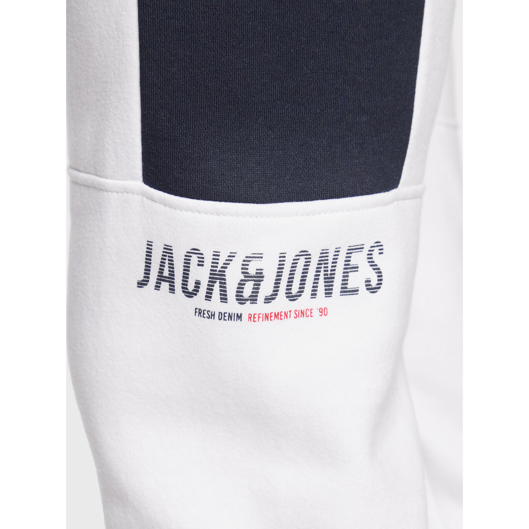 Jack&Jones Spodnji del trenirke Will 12219927 Bela Regular Fit - Pepit.si