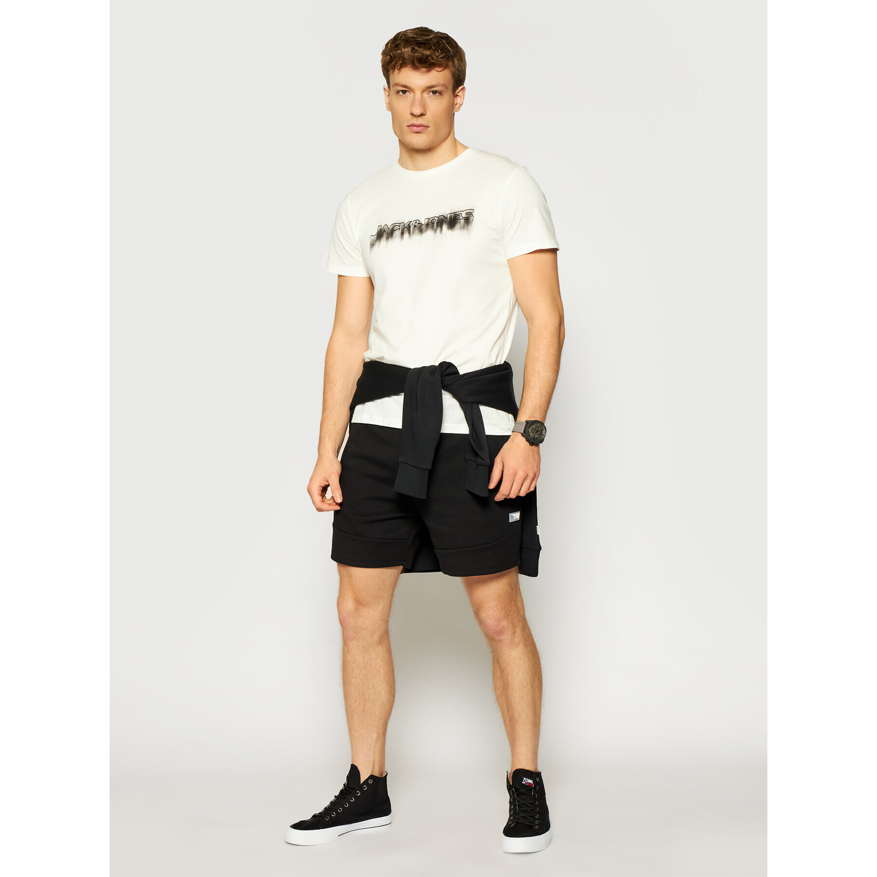 Jack&Jones Športne kratke hlače Air 12186750 Črna Regular Fit - Pepit.si