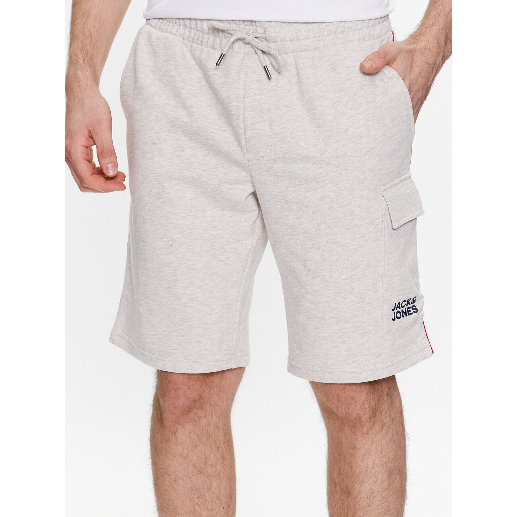 Jack&Jones Športne kratke hlače Atlas 12225165 Siva Regular Fit - Pepit.si