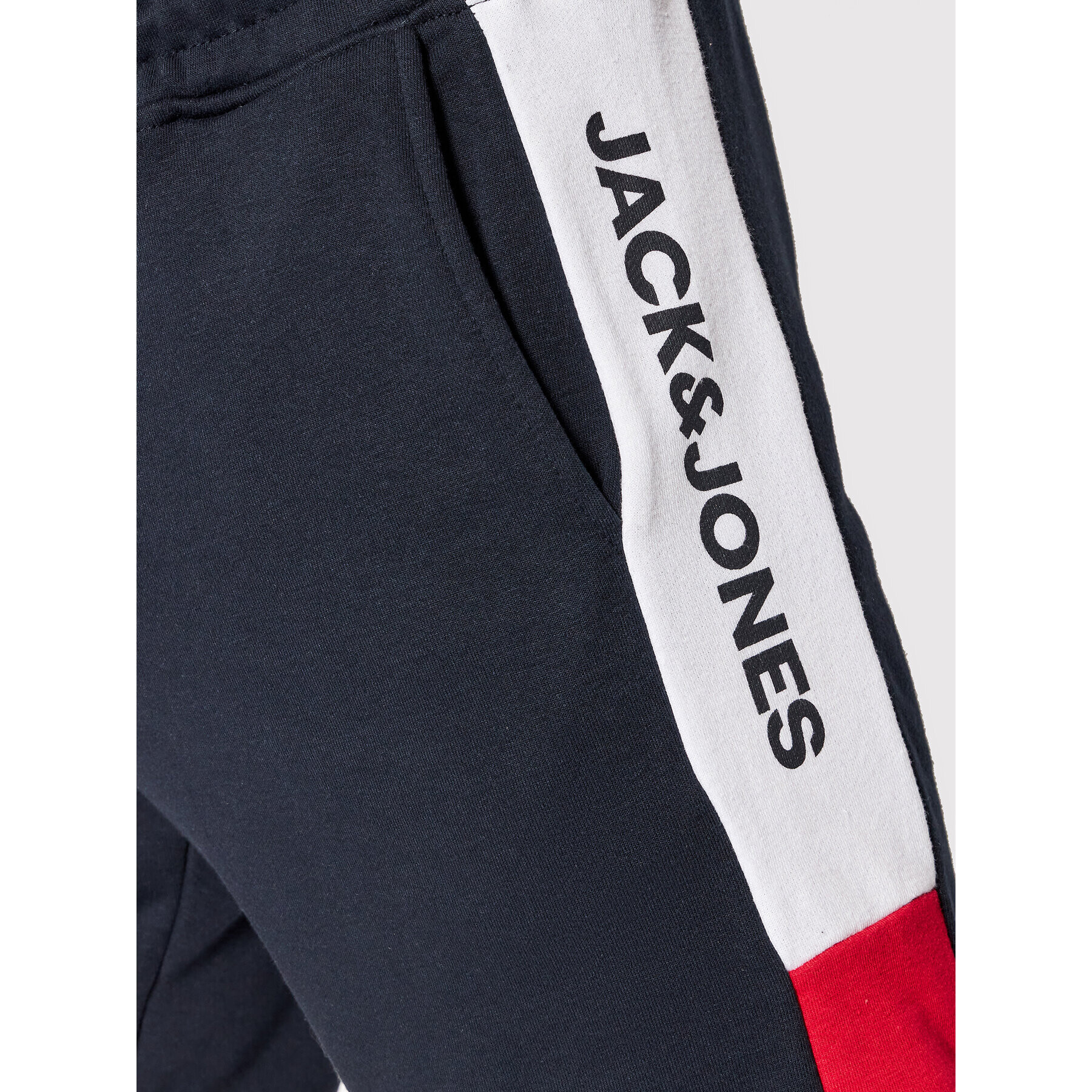 Jack&Jones Športne kratke hlače Logo Blocking 12198008 Mornarsko modra Regular Fit - Pepit.si