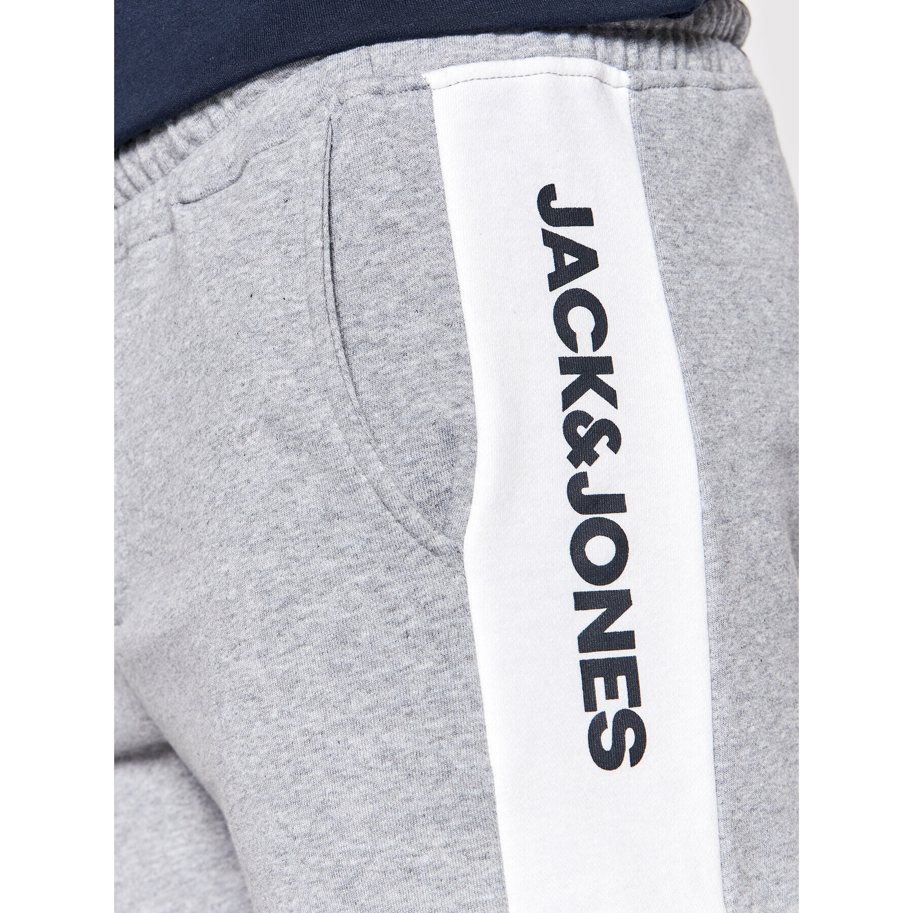 Jack&Jones Športne kratke hlače Logo Blocking 12198008 Siva Regular Fit - Pepit.si