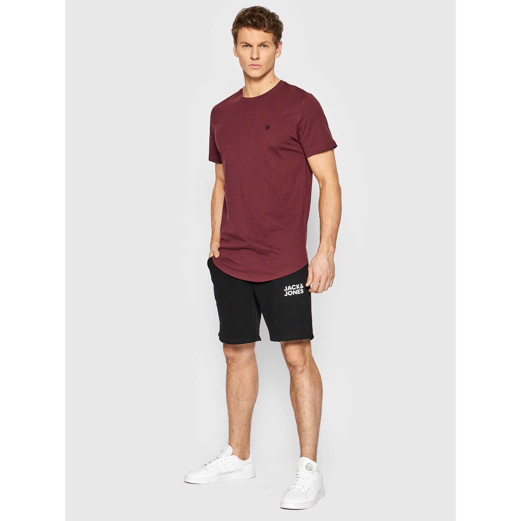 Jack&Jones Športne kratke hlače New Soft 12186787 Črna Regular Fit - Pepit.si