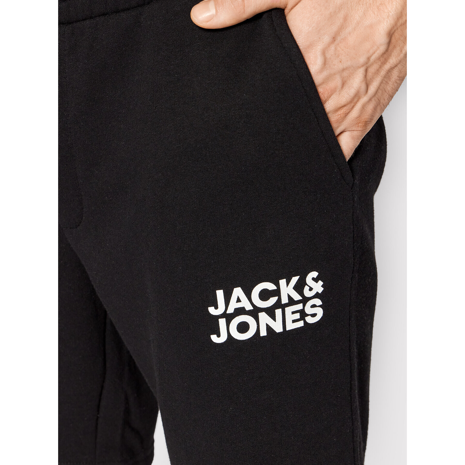 Jack&Jones Športne kratke hlače New Soft 12186787 Črna Regular Fit - Pepit.si