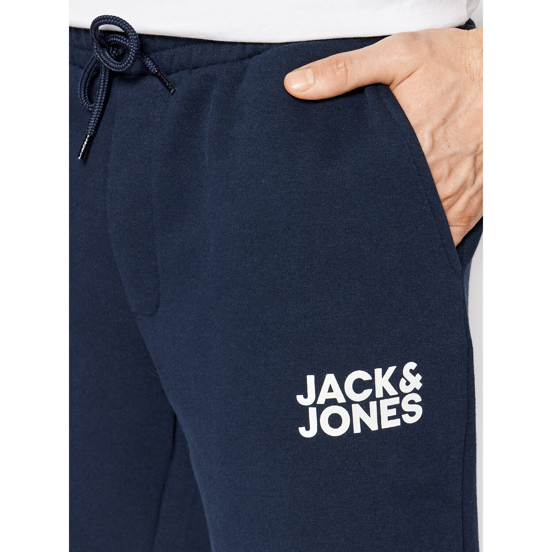 Jack&Jones Športne kratke hlače New Soft 12186787 Mornarsko modra Regular Fit - Pepit.si