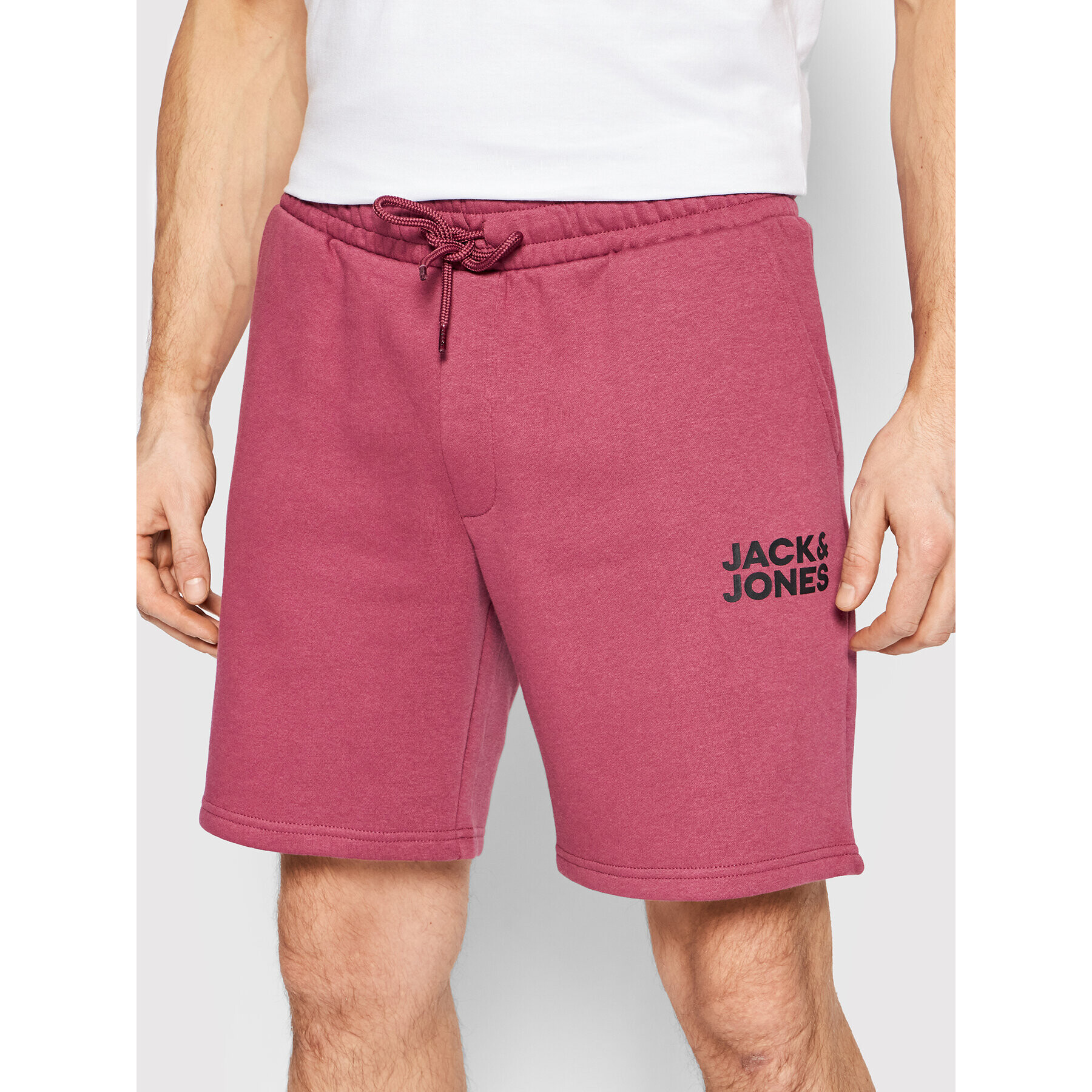 Jack&Jones Športne kratke hlače New Soft 12186787 Roza Regular Fit - Pepit.si