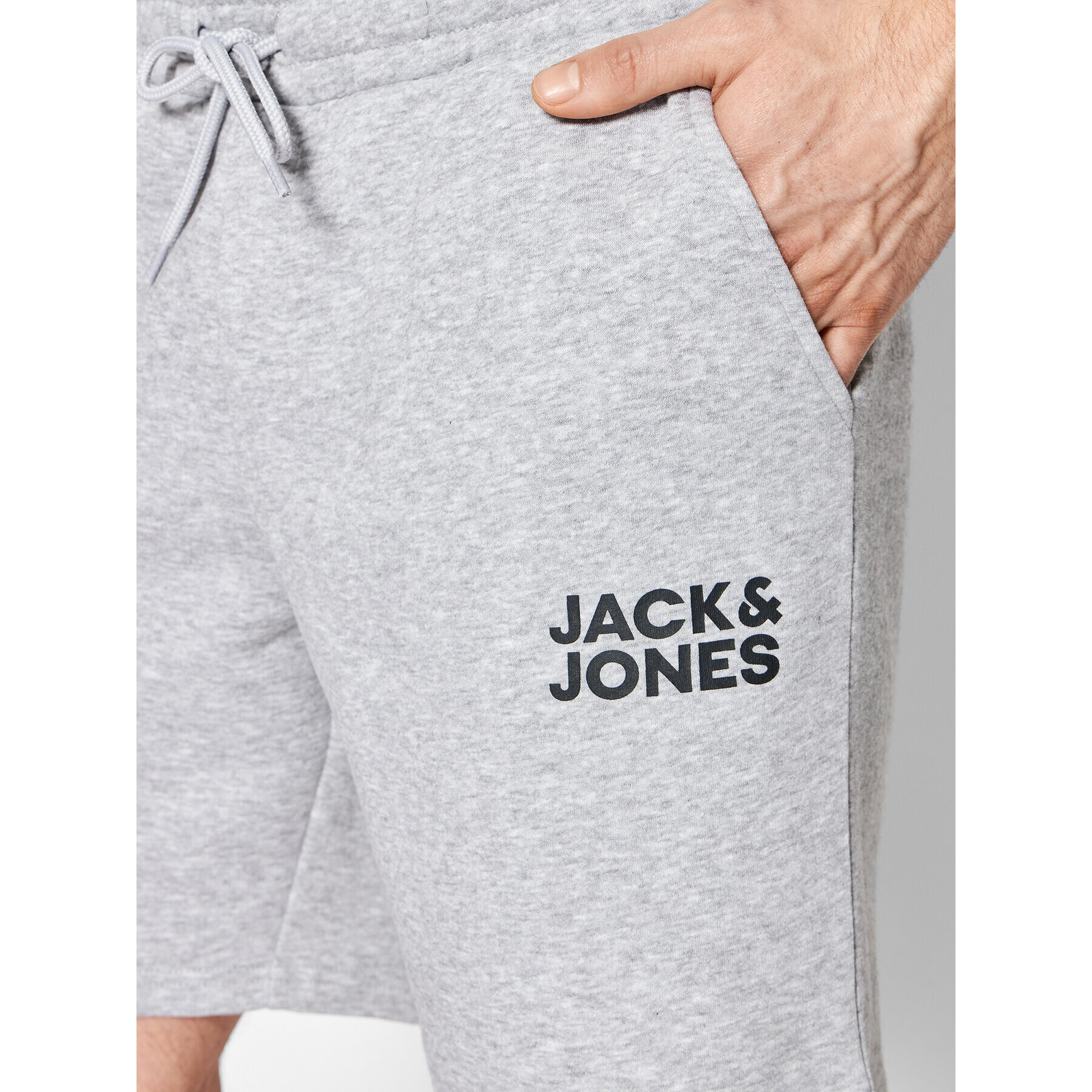 Jack&Jones Športne kratke hlače New Soft 12186787 Siva Regular Fit - Pepit.si