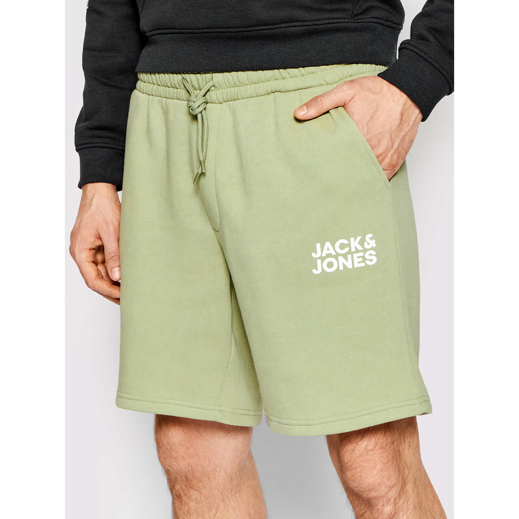 Jack&Jones Športne kratke hlače New Soft 12186787 Zelena Regular Fit - Pepit.si