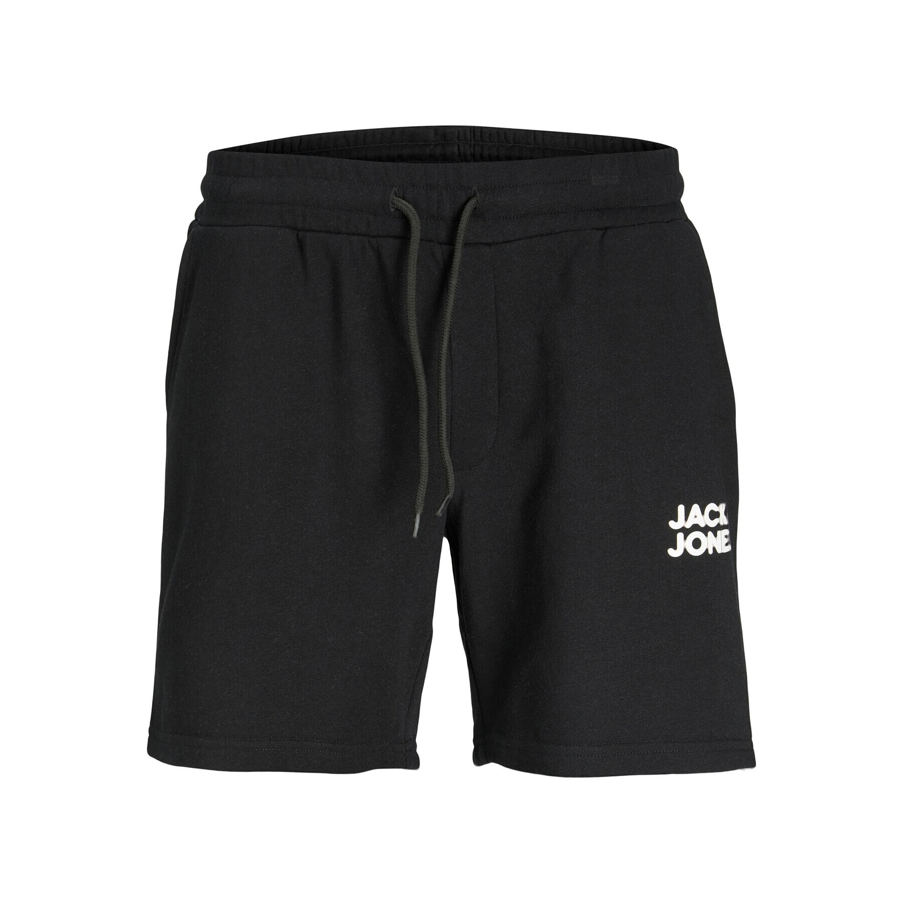 Jack&Jones Športne kratke hlače New Soft 12228920 Črna Regular Fit - Pepit.si