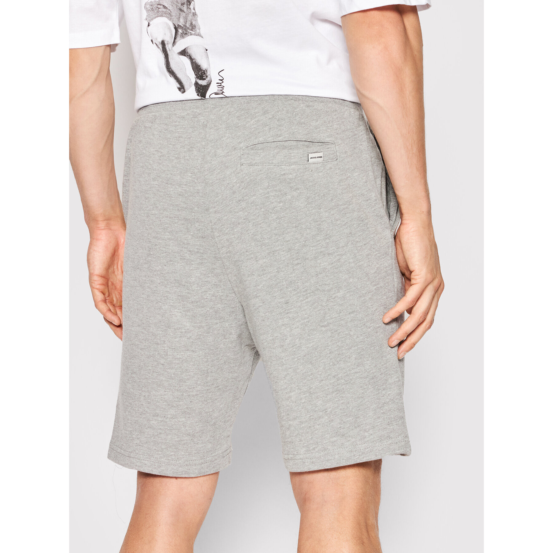 Jack&Jones Športne kratke hlače Shark 12182595 Siva Regular Fit - Pepit.si