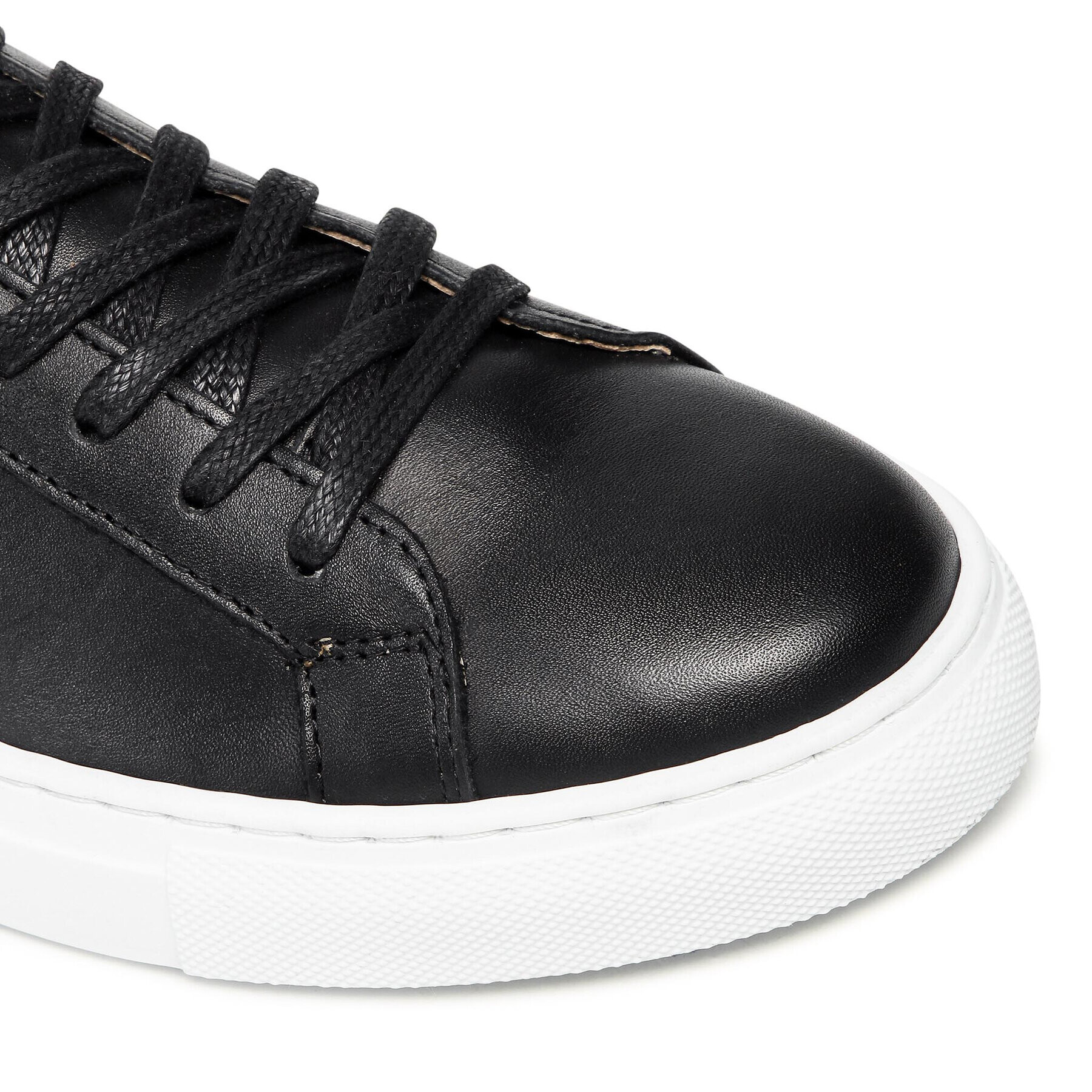 Jack&Jones Superge Jfwcorey Leather Noos 12202714 Črna - Pepit.si