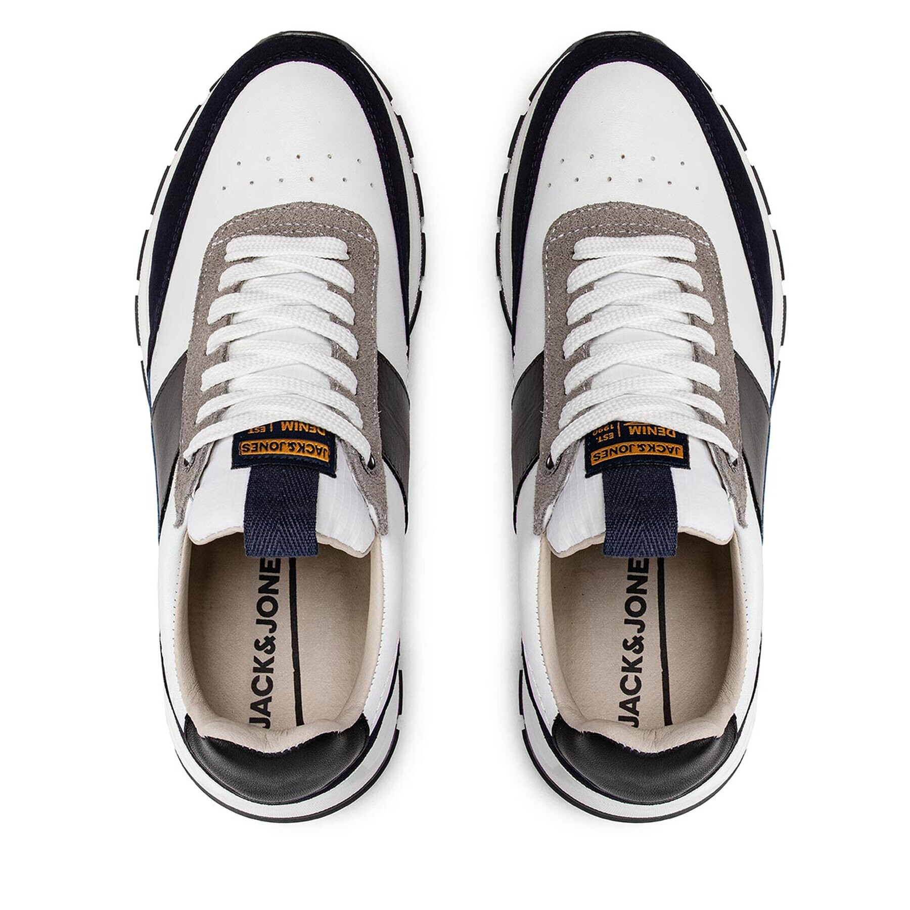 Jack&Jones Superge Jfwrobert Combo Sneaker 12215610 Bela - Pepit.si