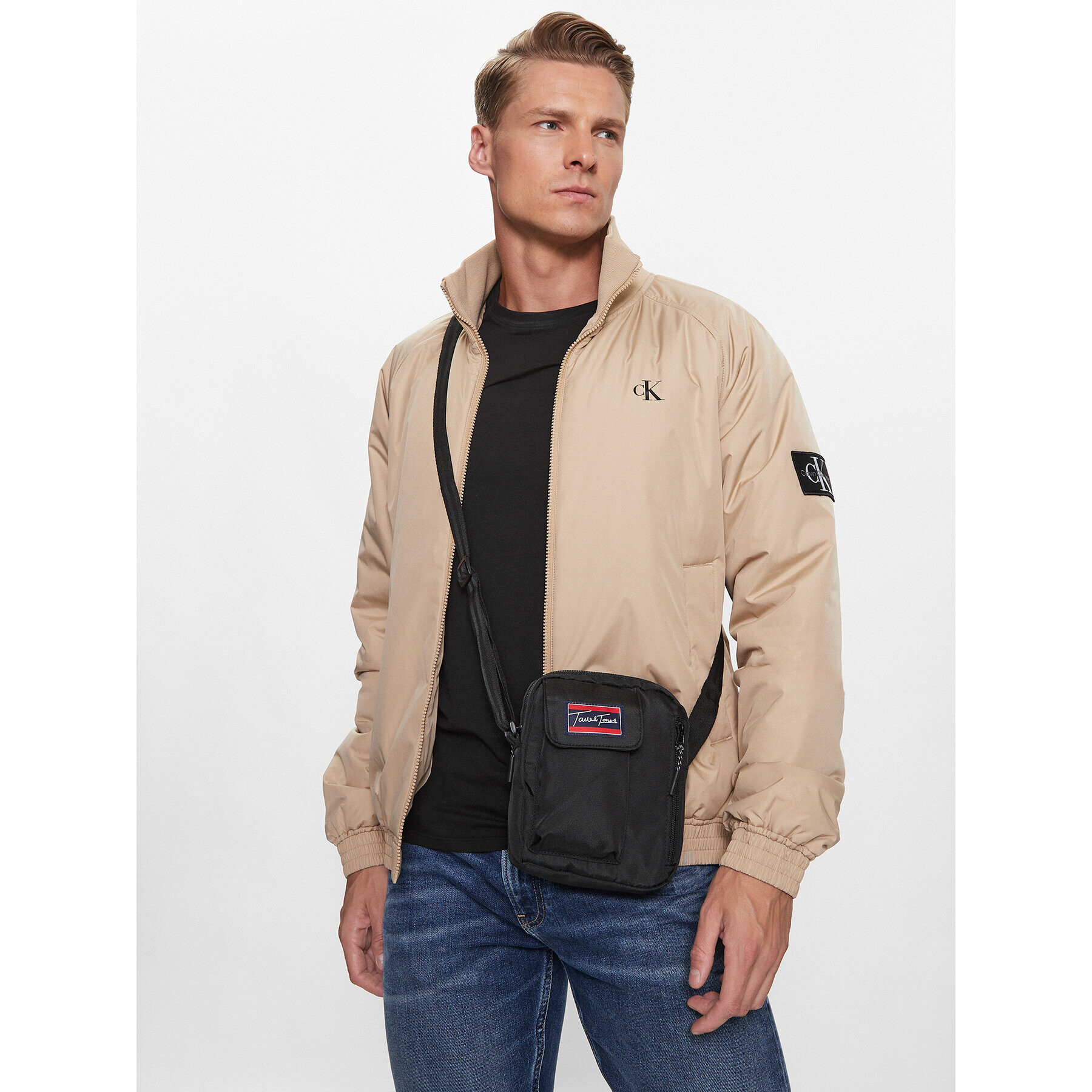 Jack&Jones Torbica za okrog pasu Jactroy 12225928 Črna - Pepit.si