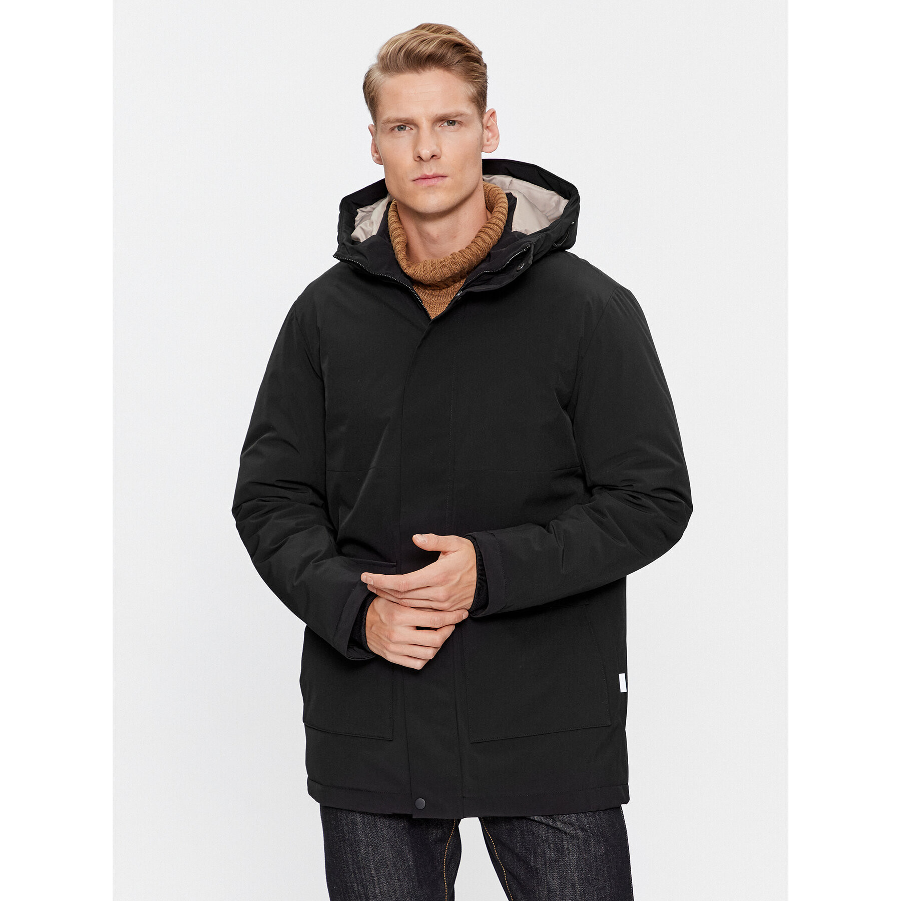 Jack&Jones Zimska jakna 12235845 Črna Regular Fit - Pepit.si