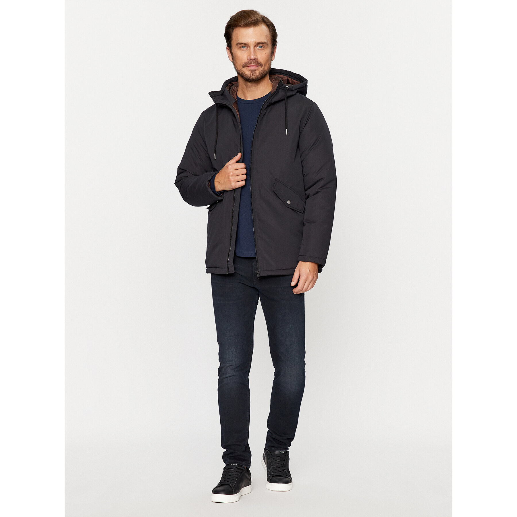 Jack&Jones Zimska jakna 12236010 Črna Regular Fit - Pepit.si