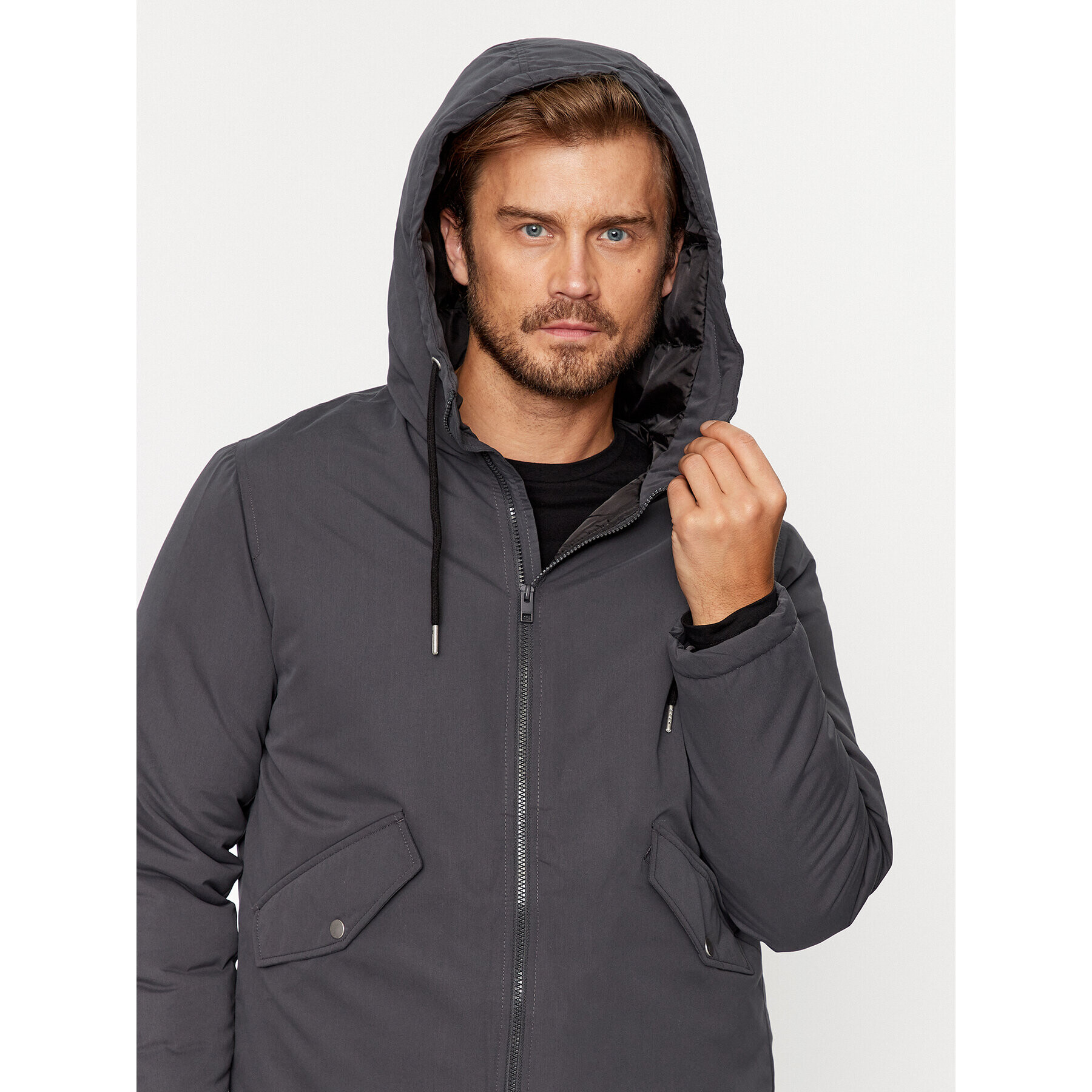 Jack&Jones Zimska jakna 12236010 Siva Regular Fit - Pepit.si