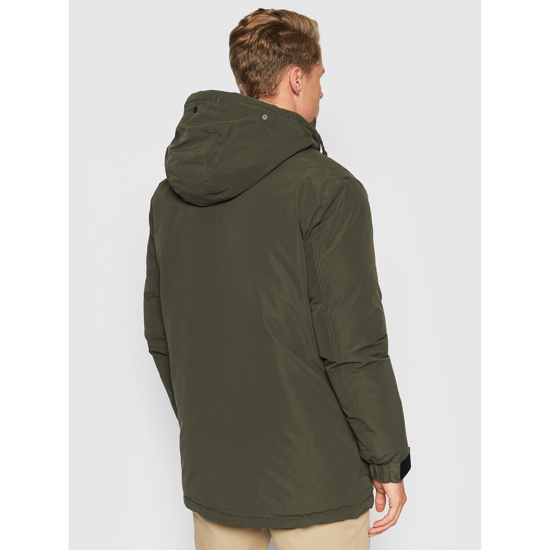 Jack&Jones Zimska jakna Super Parka 12190042 Zelena Regular Fit - Pepit.si