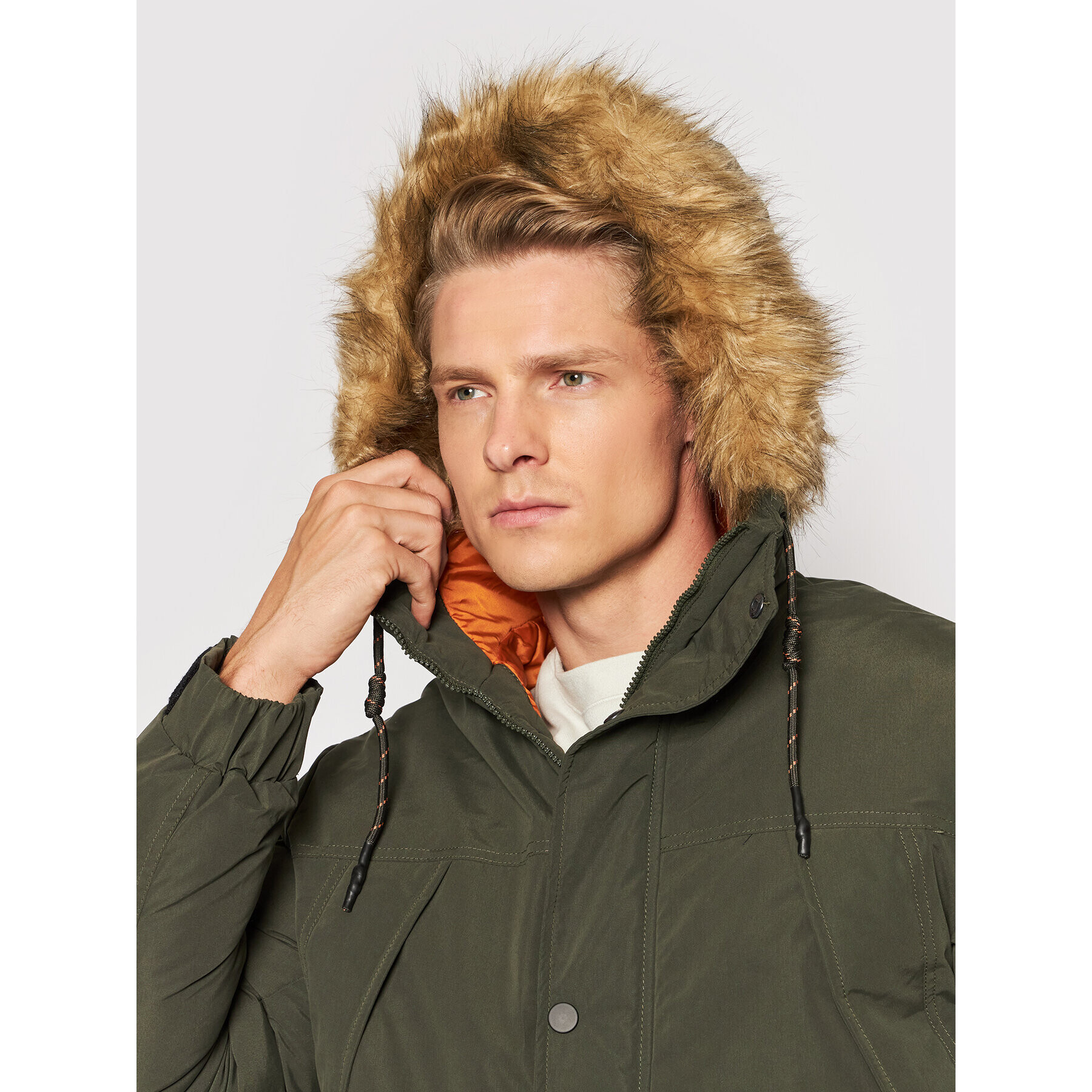 Jack&Jones Zimska jakna Super Parka 12190042 Zelena Regular Fit - Pepit.si