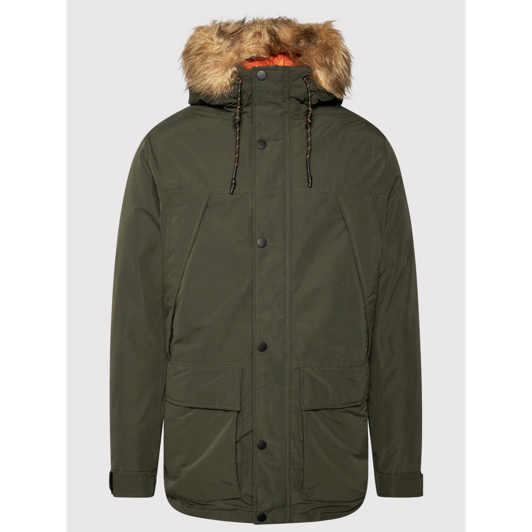 Jack&Jones Zimska jakna Super Parka 12190042 Zelena Regular Fit - Pepit.si