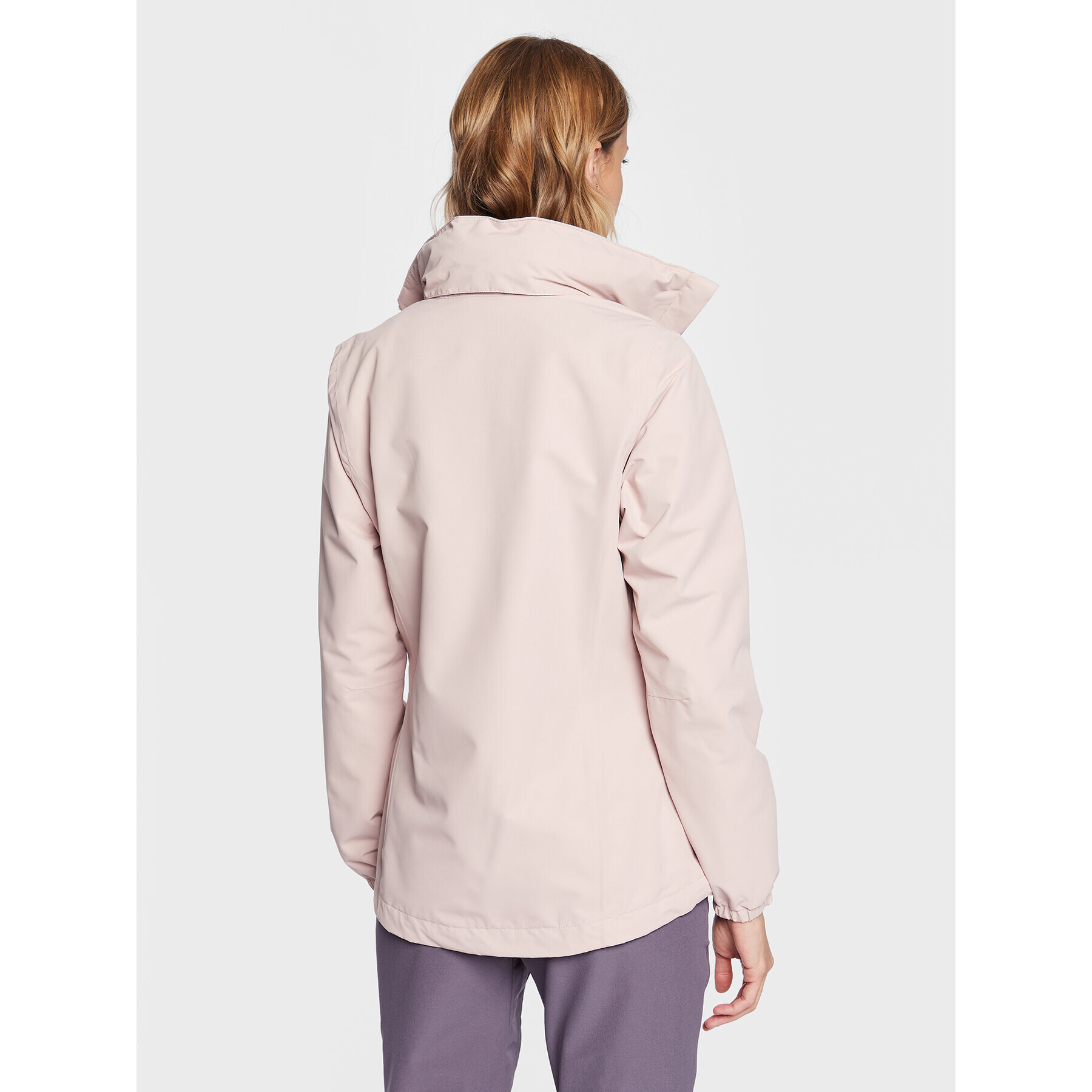 Jack Wolfskin Dežna jakna Stormy Point 2L 1111202 Roza Regular Fit - Pepit.si