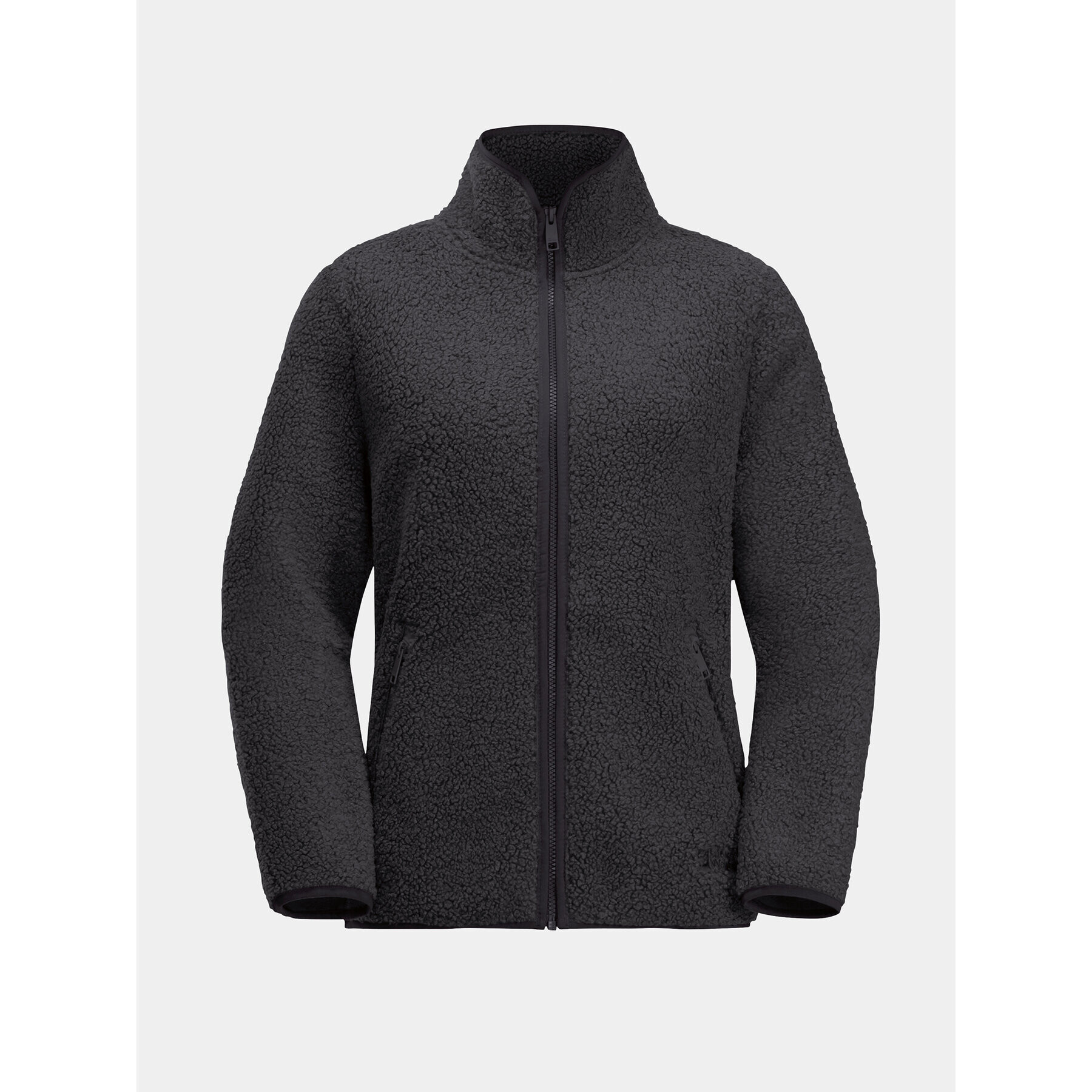 Jack Wolfskin Flis High Curl Jacket 1708732 Črna Regular Fit - Pepit.si