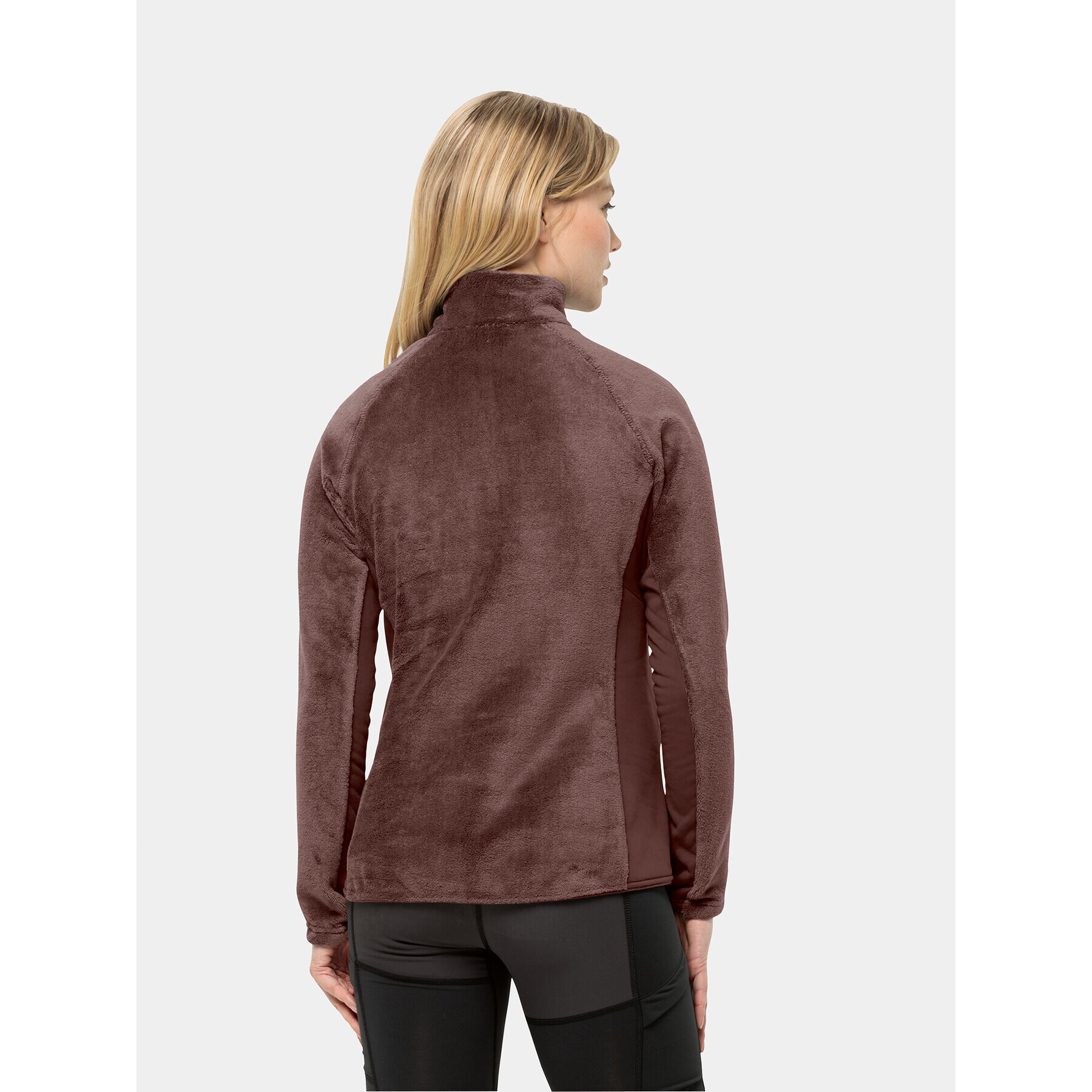 Jack Wolfskin Flis Rotwand Fz 1711421 Bordo rdeča Regular Fit - Pepit.si