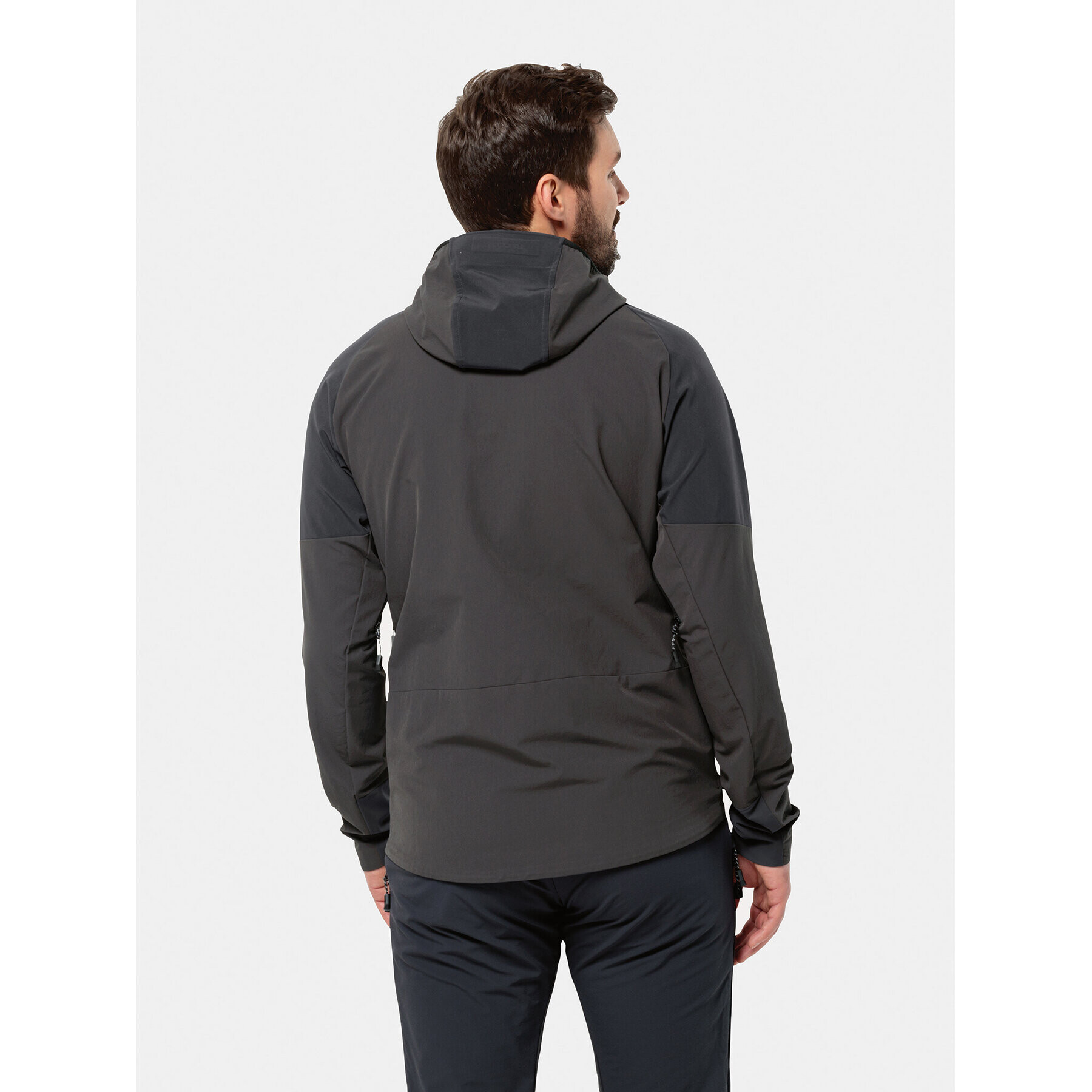 Jack Wolfskin Jakna softshell Alpspitze Hoody 1307771 Črna Regular Fit - Pepit.si