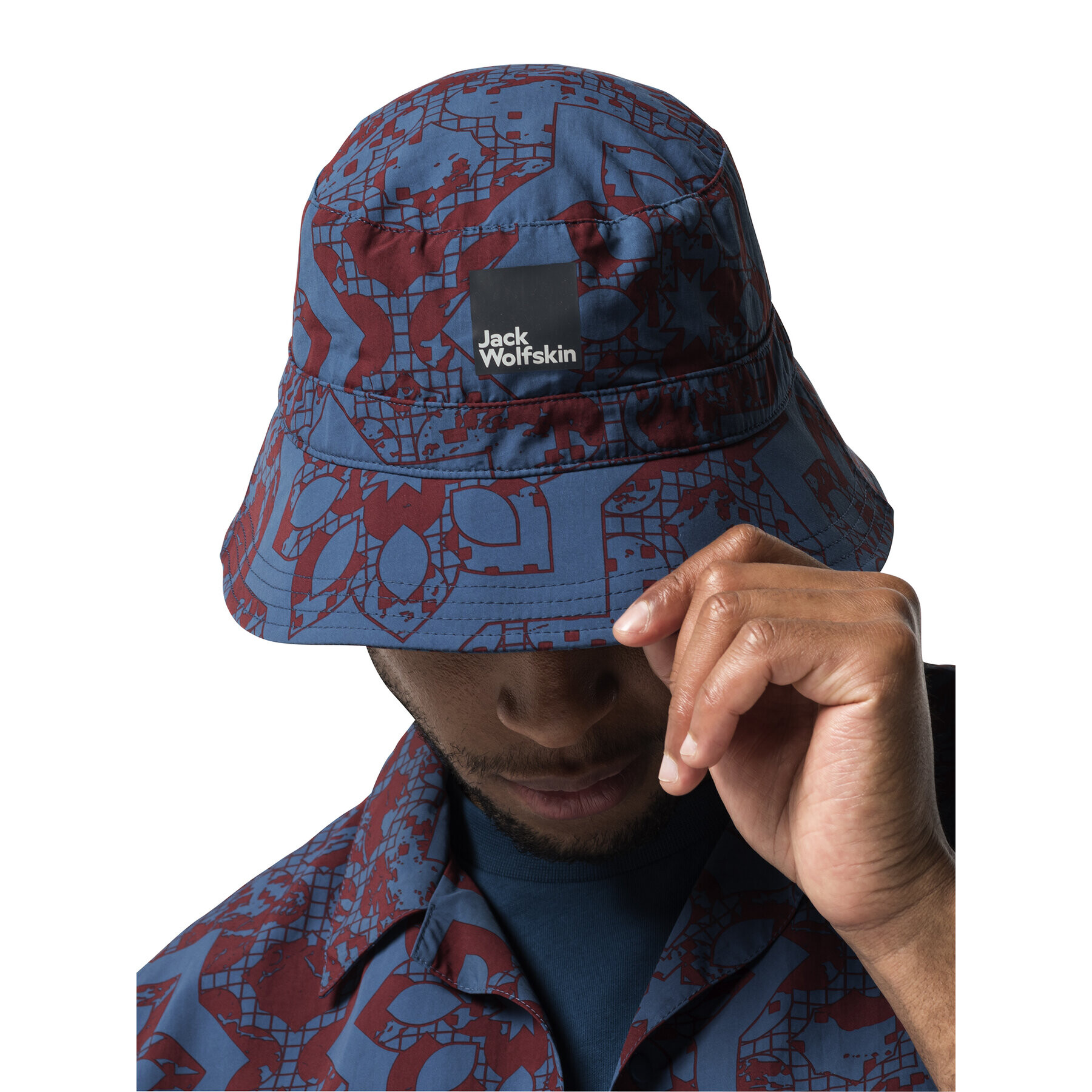 Jack Wolfskin Klobuk Konstabler Bucket Hat 1911341 Modra - Pepit.si