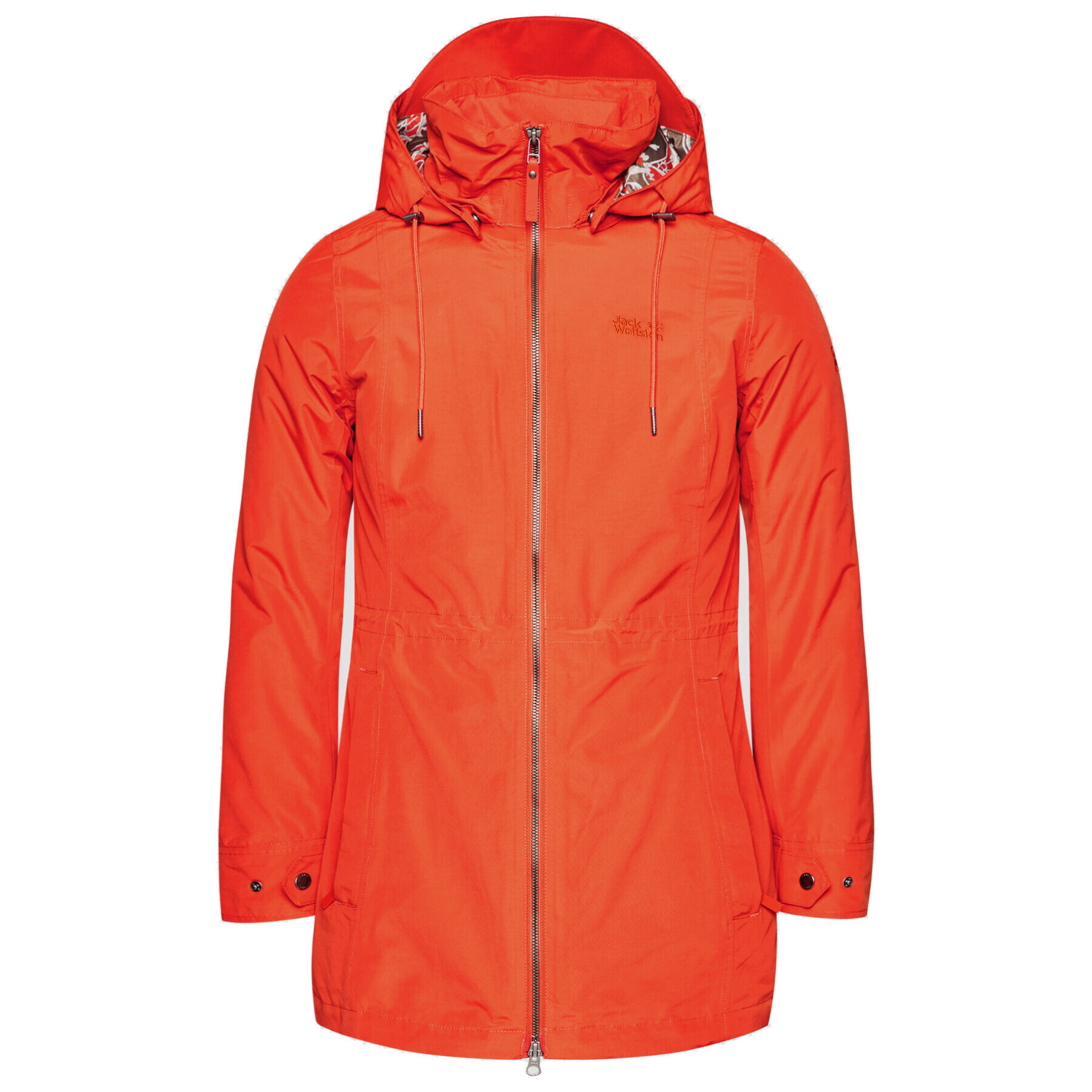 Jack Wolfskin Pohodna jakna Wildwood 1113701 Oranžna Regular Fit - Pepit.si