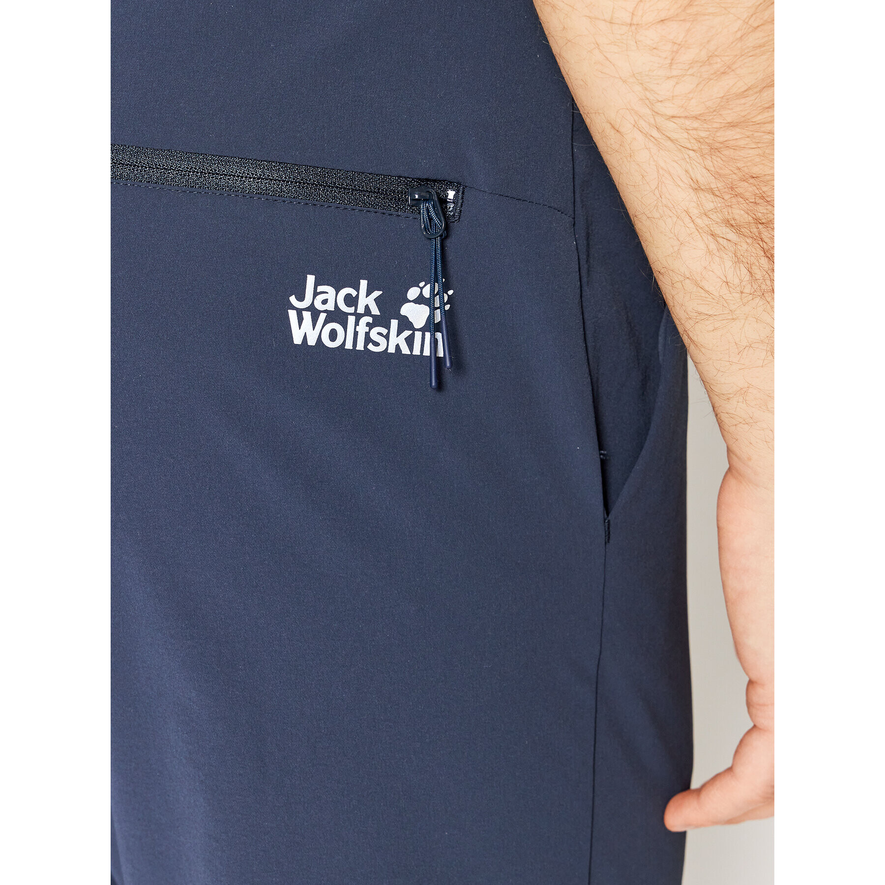 Jack Wolfskin Pohodne hlače Pack & Go 1507361 Mornarsko modra Regular Fit - Pepit.si