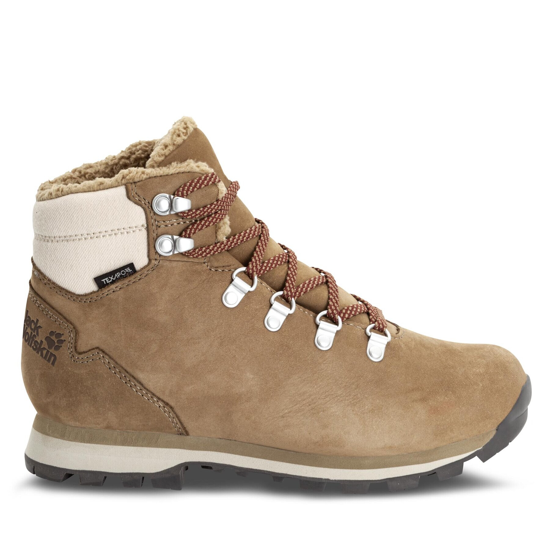 Jack Wolfskin Pohodni čevlji Thunder Bay Texapore Mid W 4053681 Rjava - Pepit.si