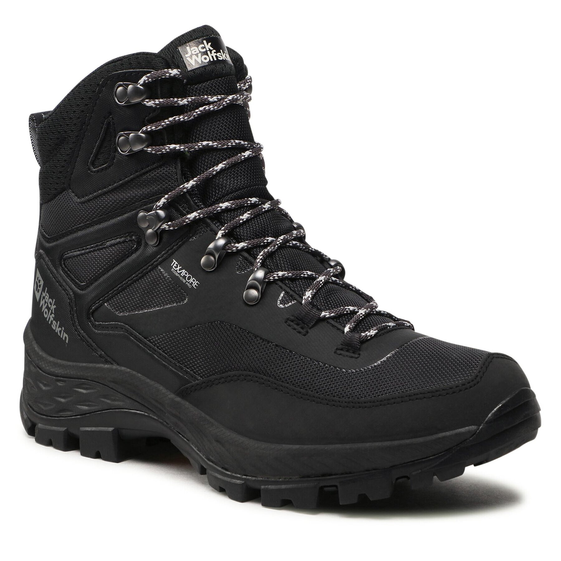 Jack Wolfskin Trekking čevlji Rebellion Guide Texapore Mid M 4053791 Črna - Pepit.si