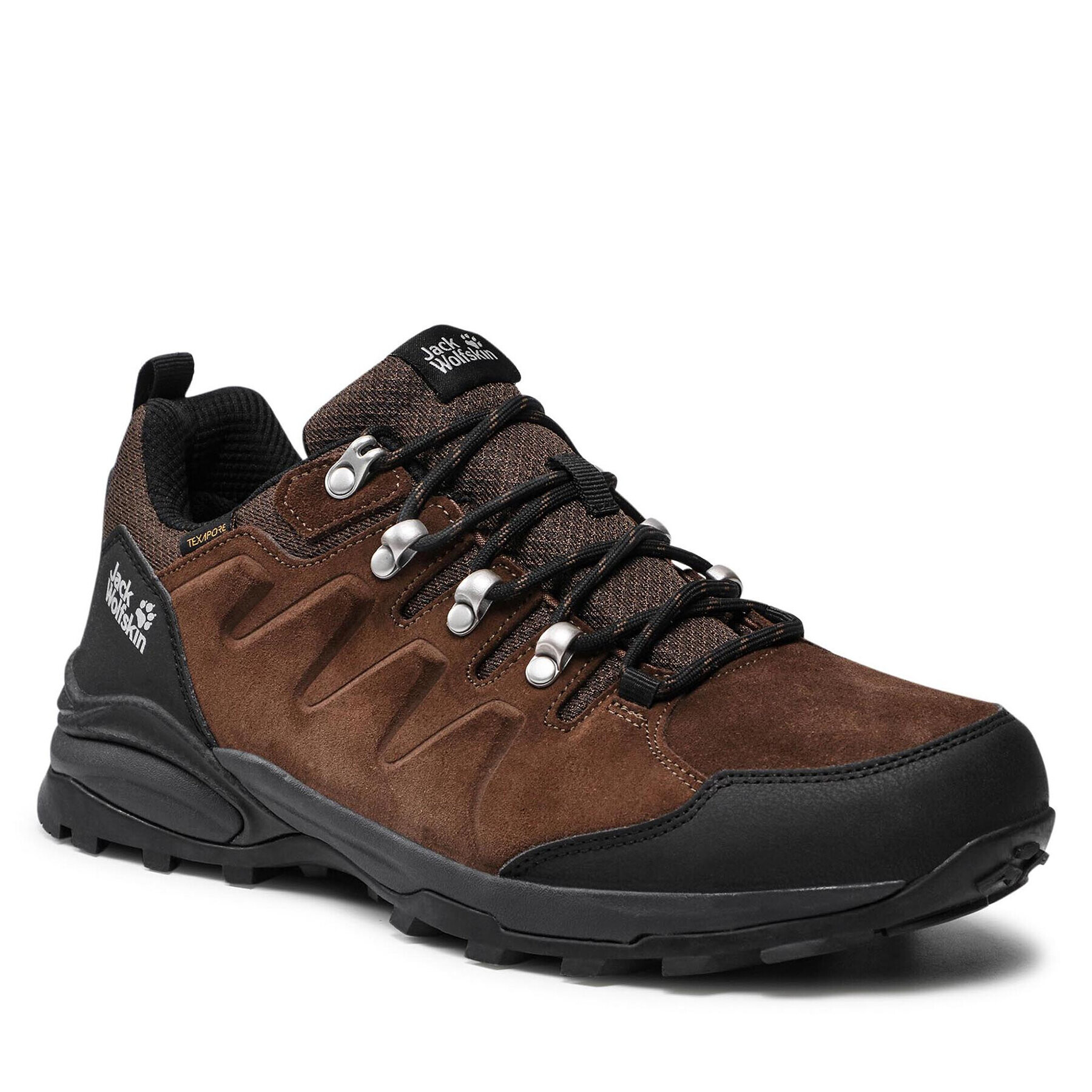 Jack Wolfskin Trekking čevlji Refugio Texapore Low M 4049851 Rjava - Pepit.si