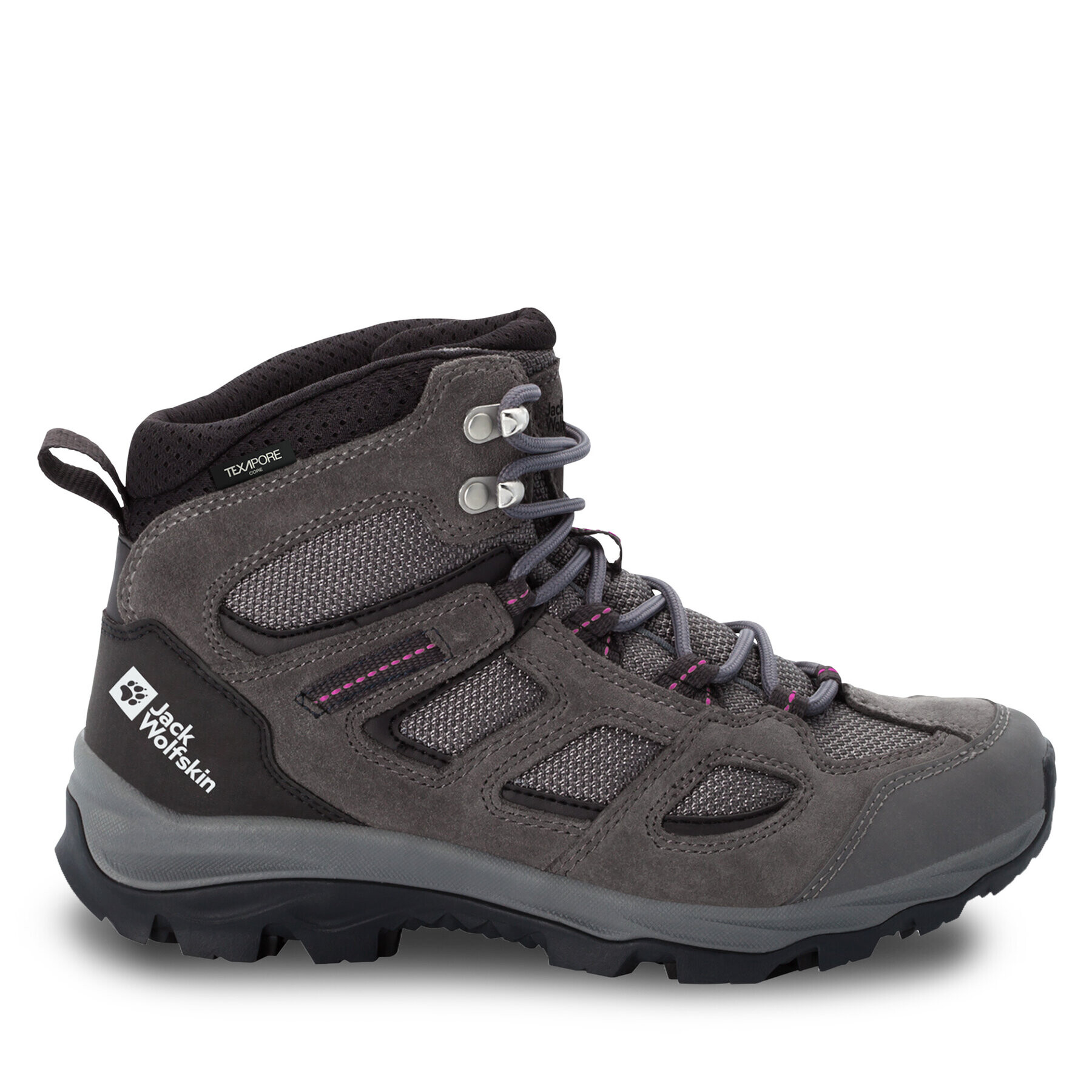 Jack Wolfskin Trekking čevlji Vojo 3 Texapore Mid W 4042472 Siva - Pepit.si