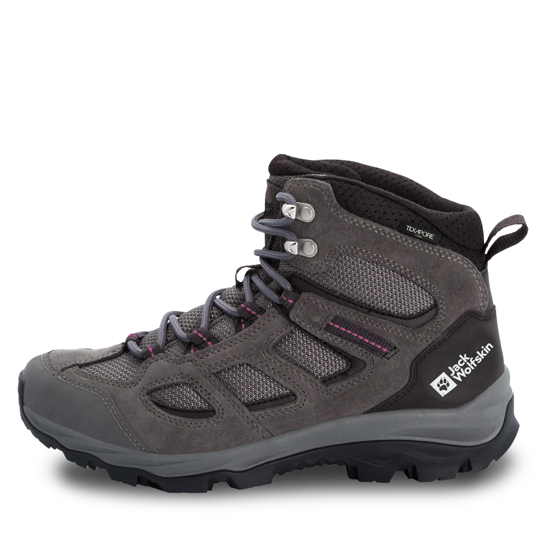 Jack Wolfskin Trekking čevlji Vojo 3 Texapore Mid W 4042472 Siva - Pepit.si