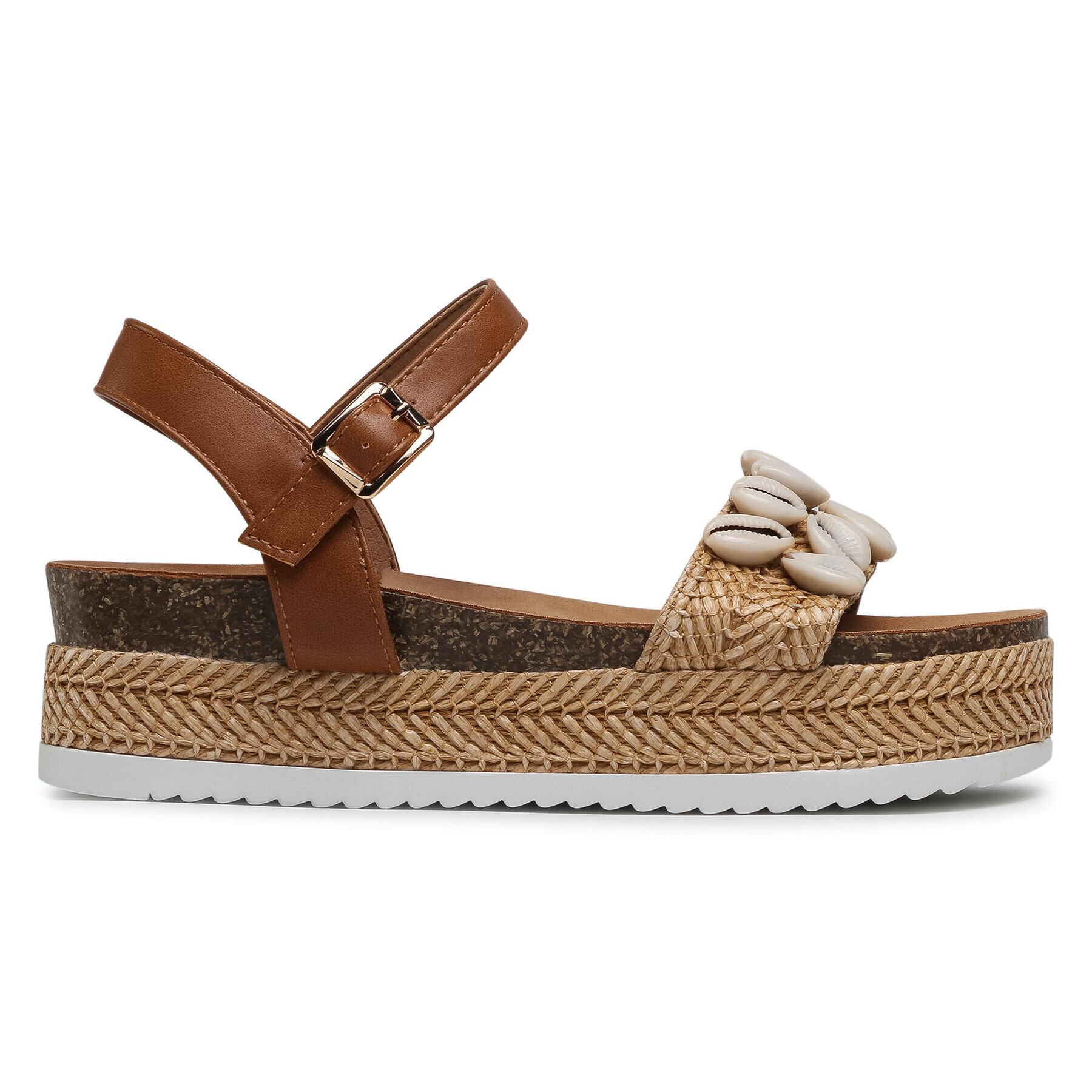 Jenny Fairy Espadrile WS17059-03 Rjava - Pepit.si