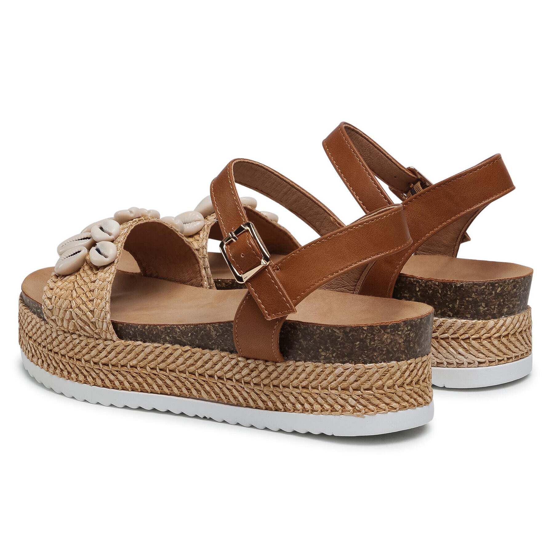 Jenny Fairy Espadrile WS17059-03 Rjava - Pepit.si