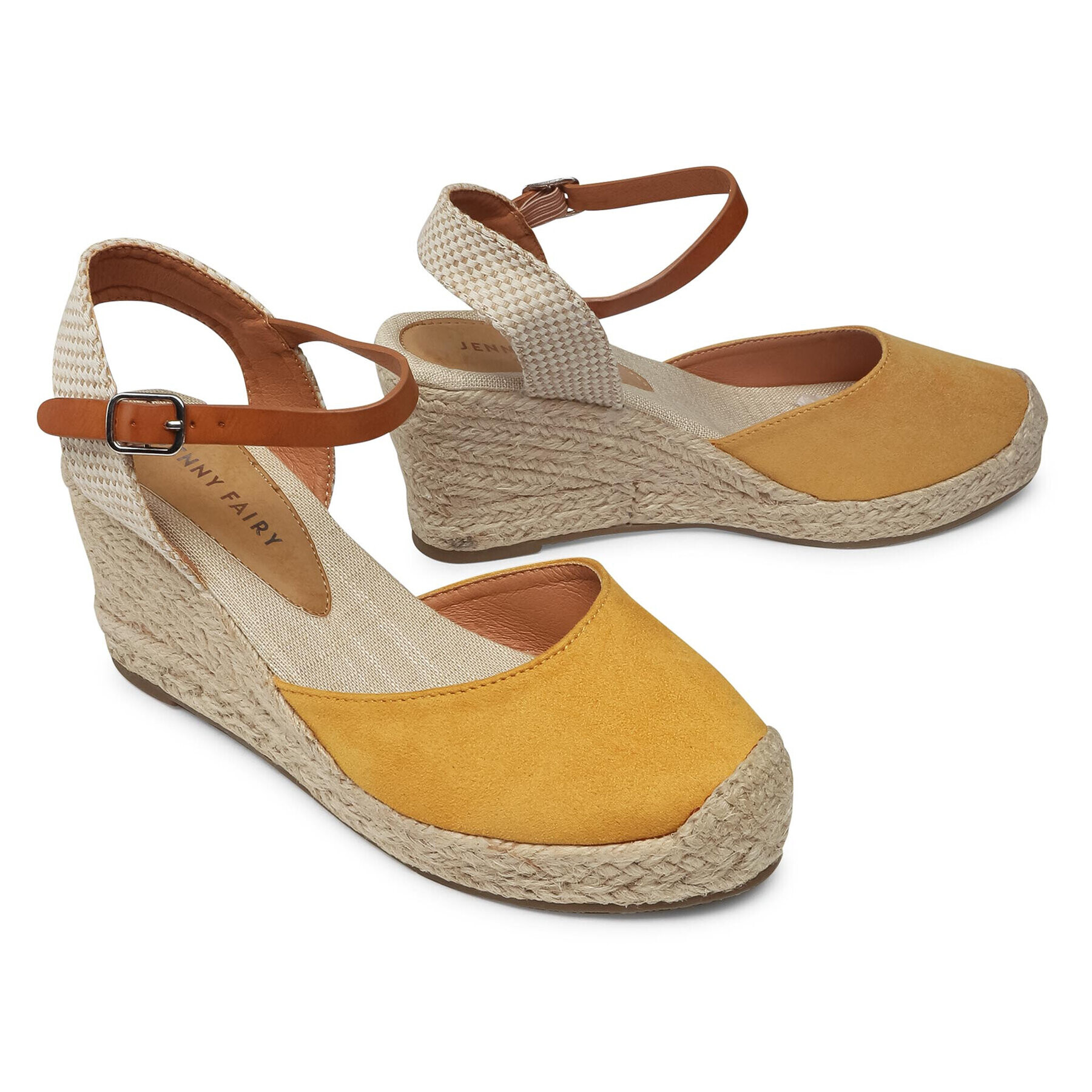 Jenny Fairy Espadrile WS270901-08A Rumena - Pepit.si