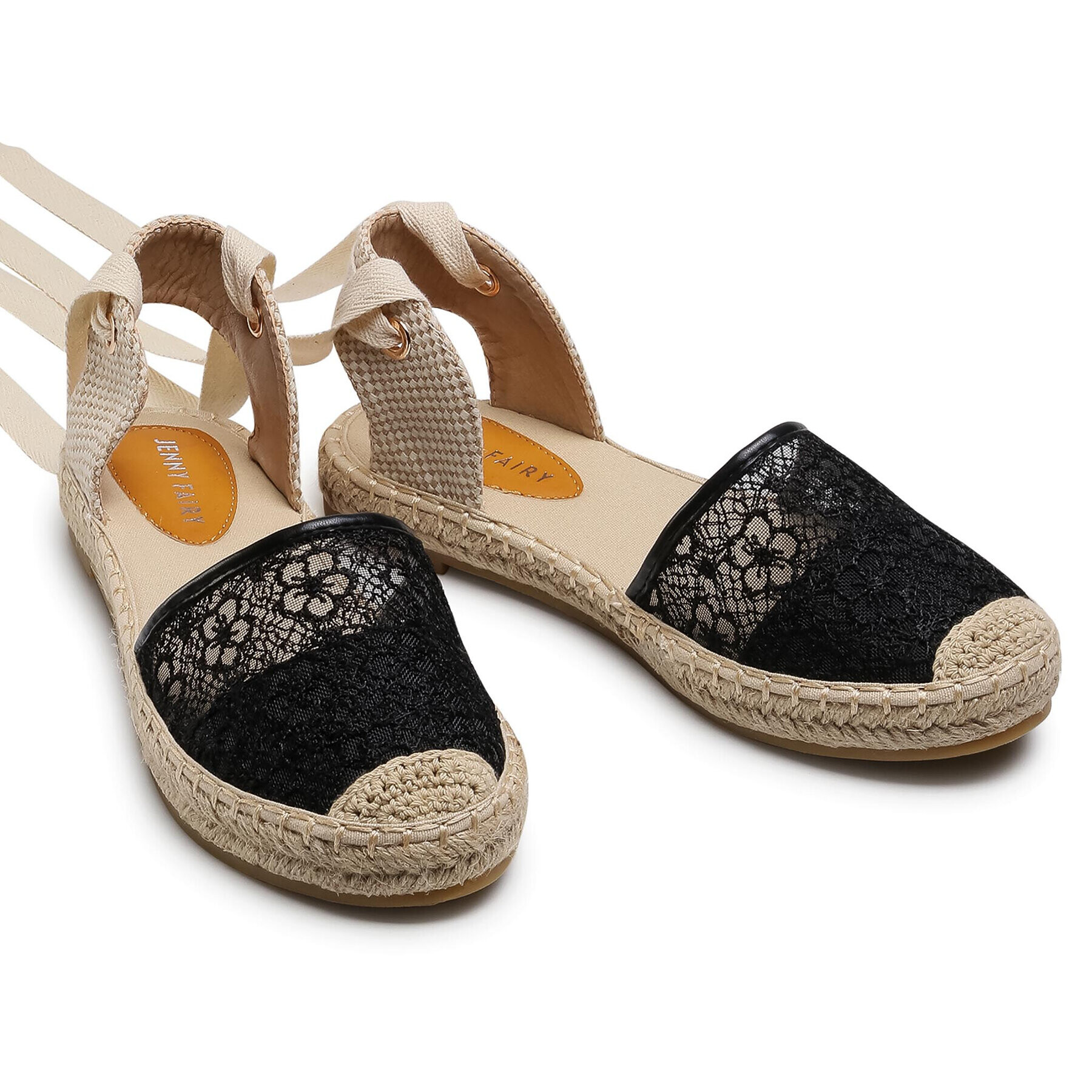 Jenny Fairy Espadrile WSS990-65 Črna - Pepit.si