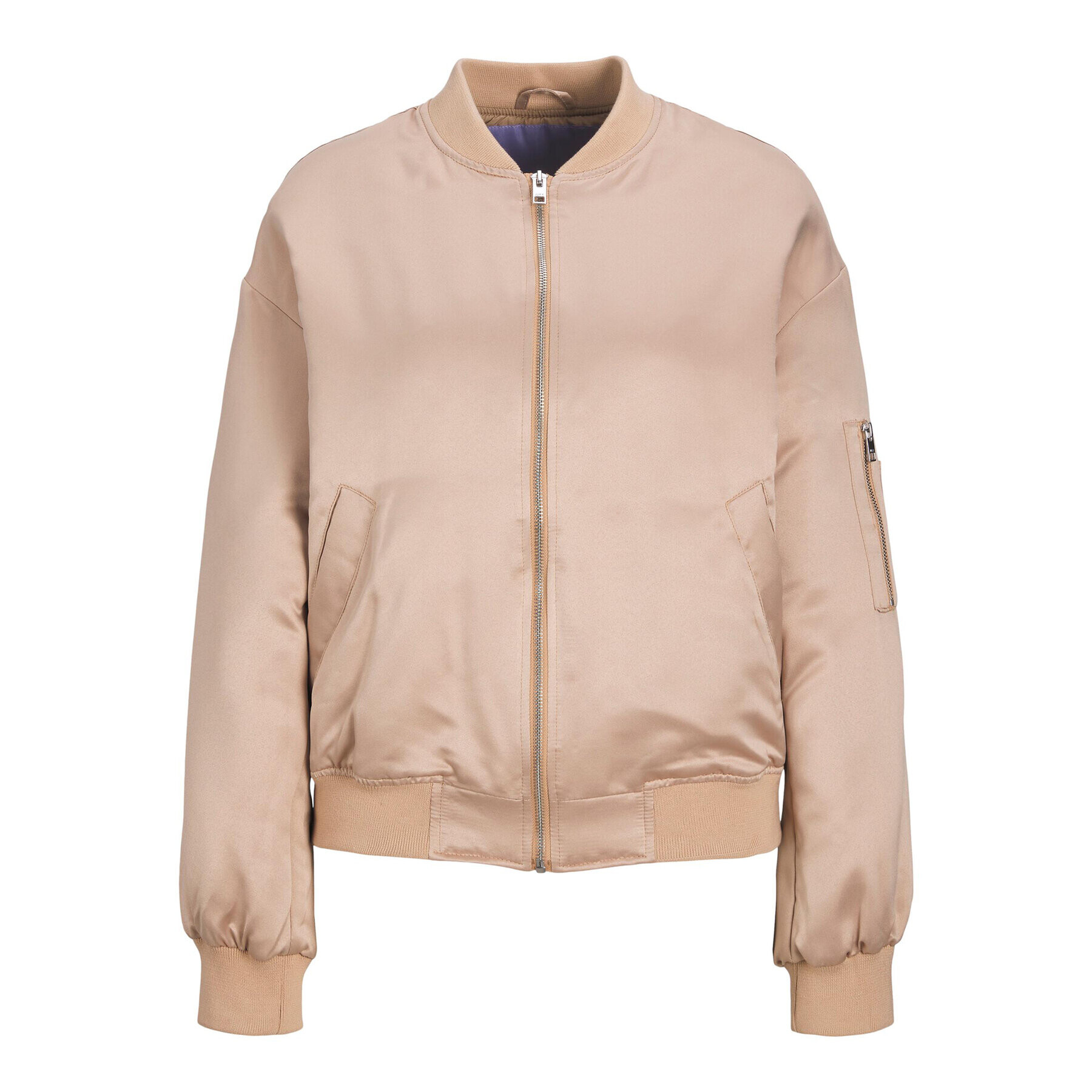 JJXX Bomber jakna 12224679 Bež Regular Fit - Pepit.si