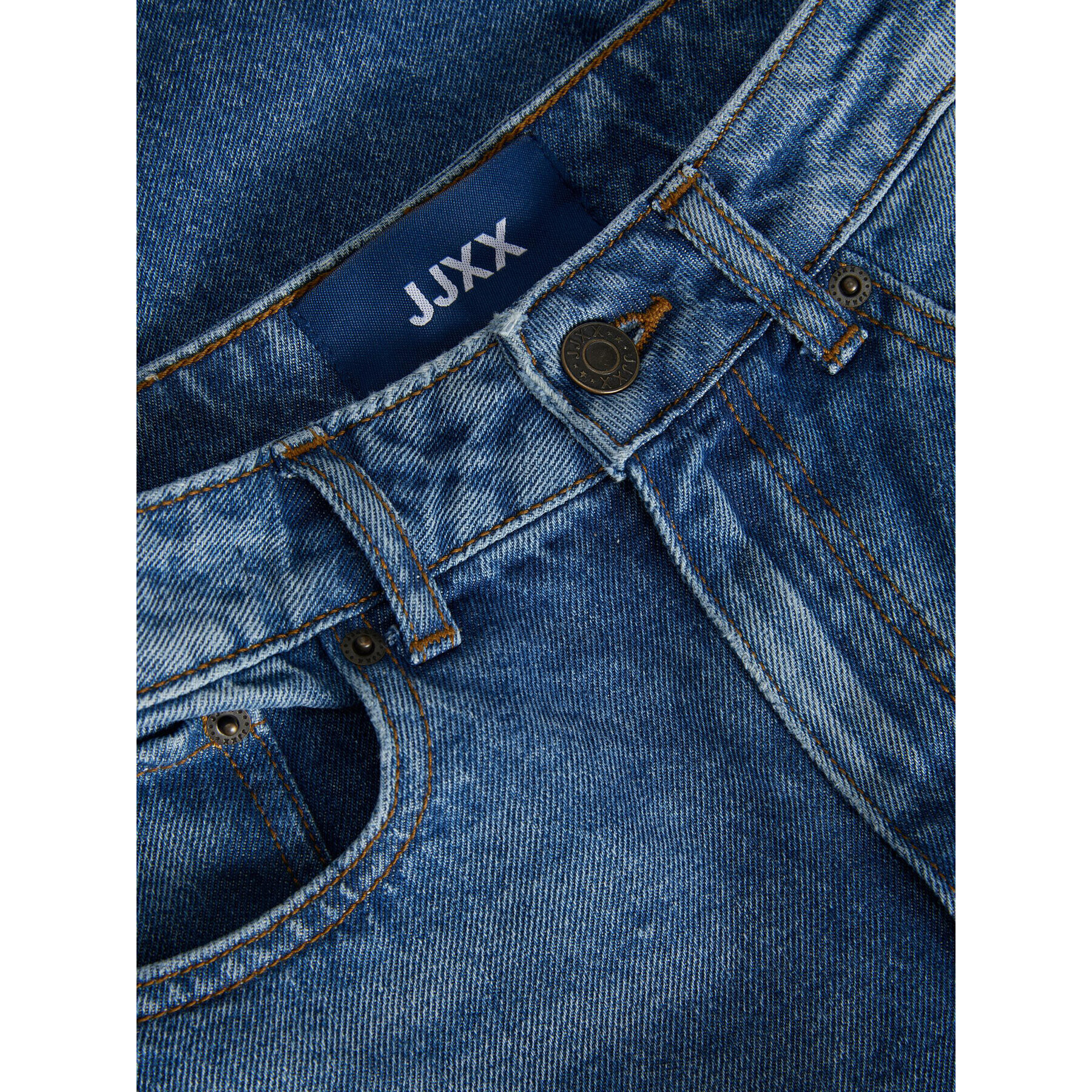 JJXX Jeans kratke hlače 12224791 Modra Straight Fit - Pepit.si